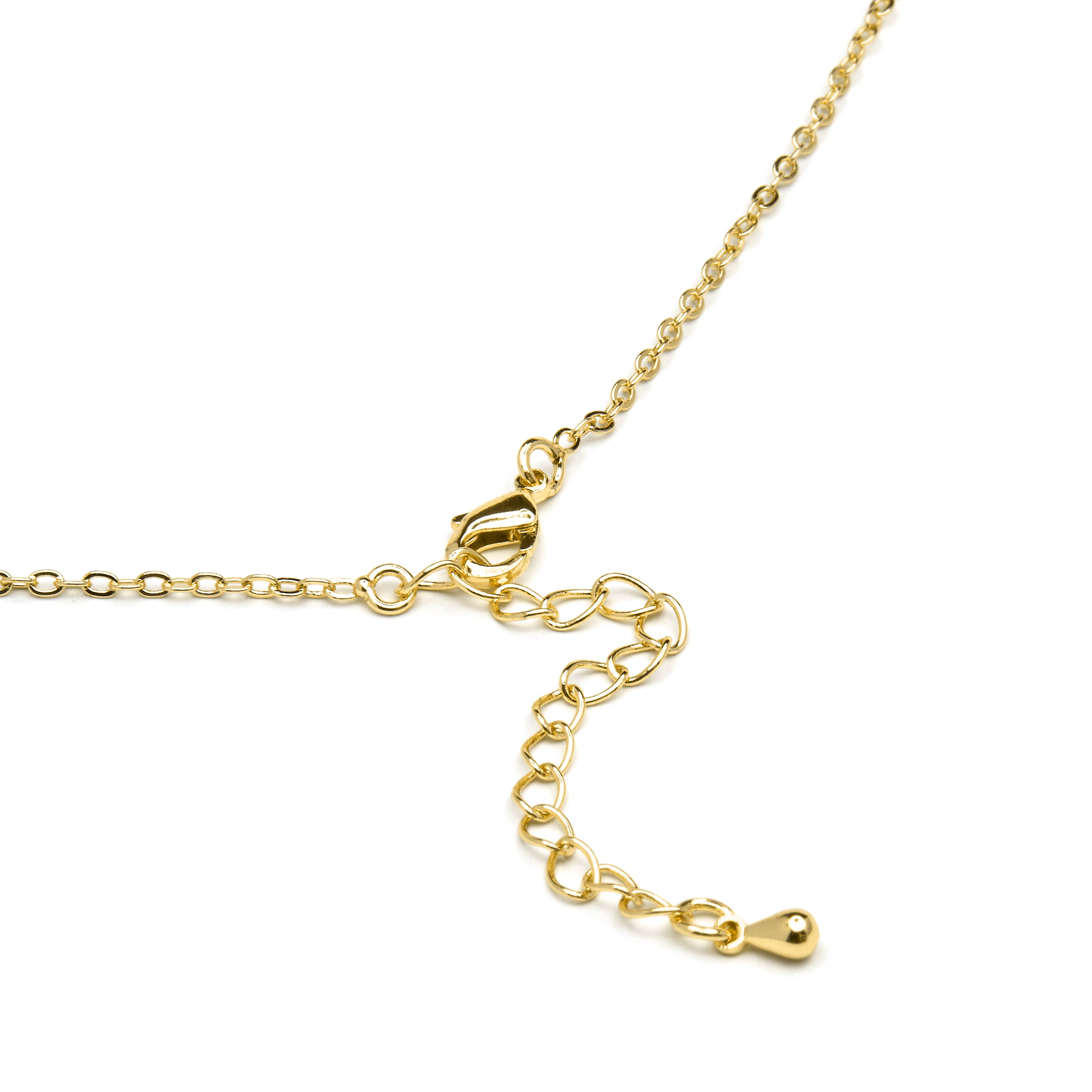 Collier avec Zircone Brillante finition or 18k - Alphabet