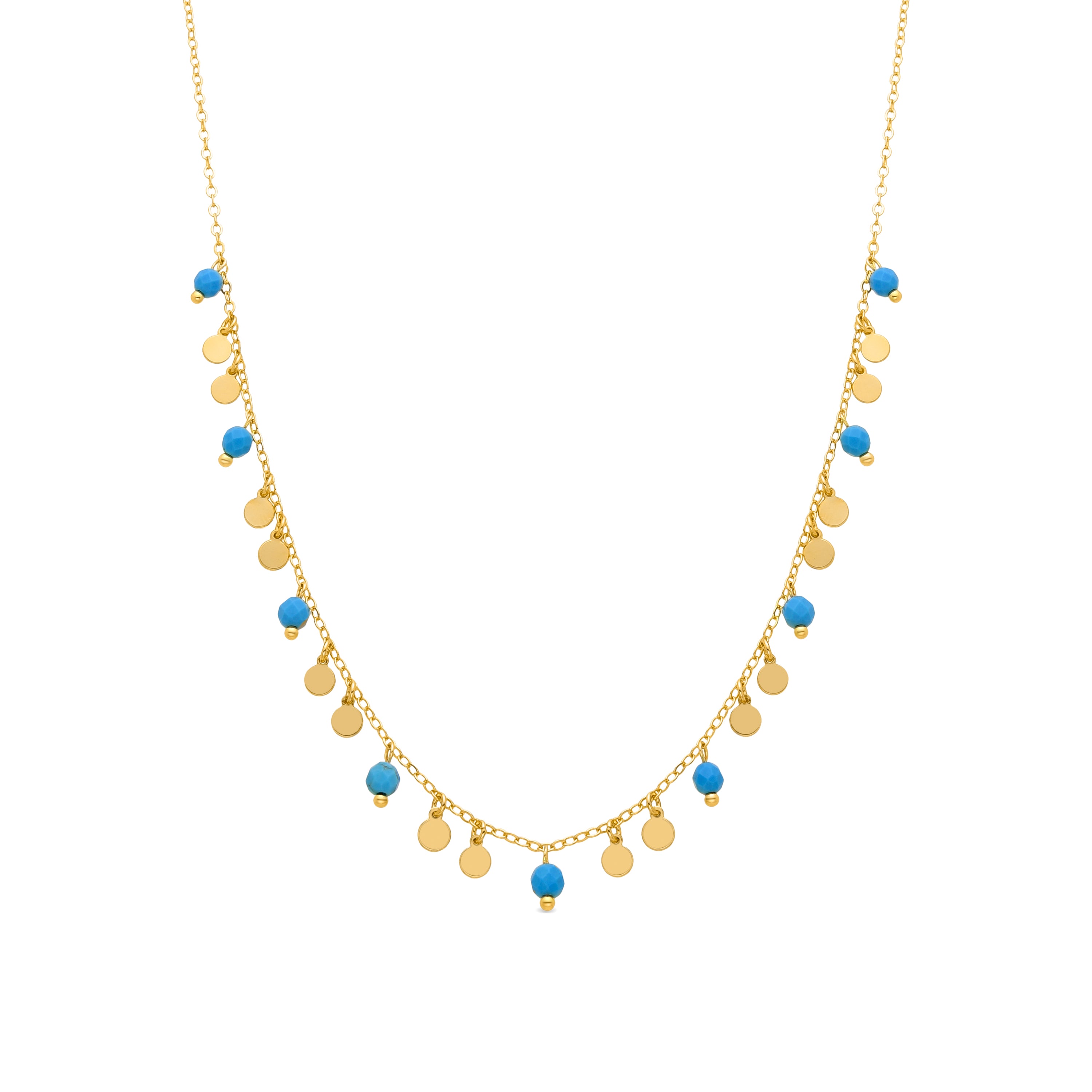 Fawya necklace 18k gold finish