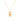 Brilliant Zirconia Necklace finished in 18K yellow gold - Sufariz
