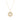 Halskette mit mehrfarbigem Zirkonia, 18k Gold-Finish - Thiem