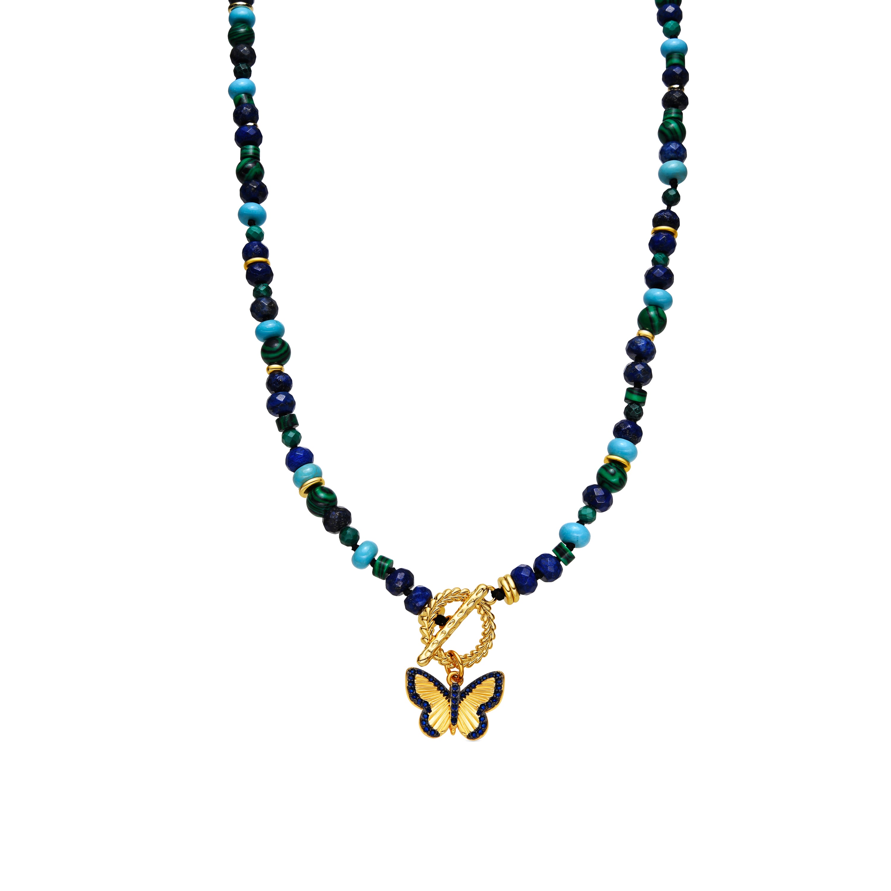 Arru necklace 18k gold finish