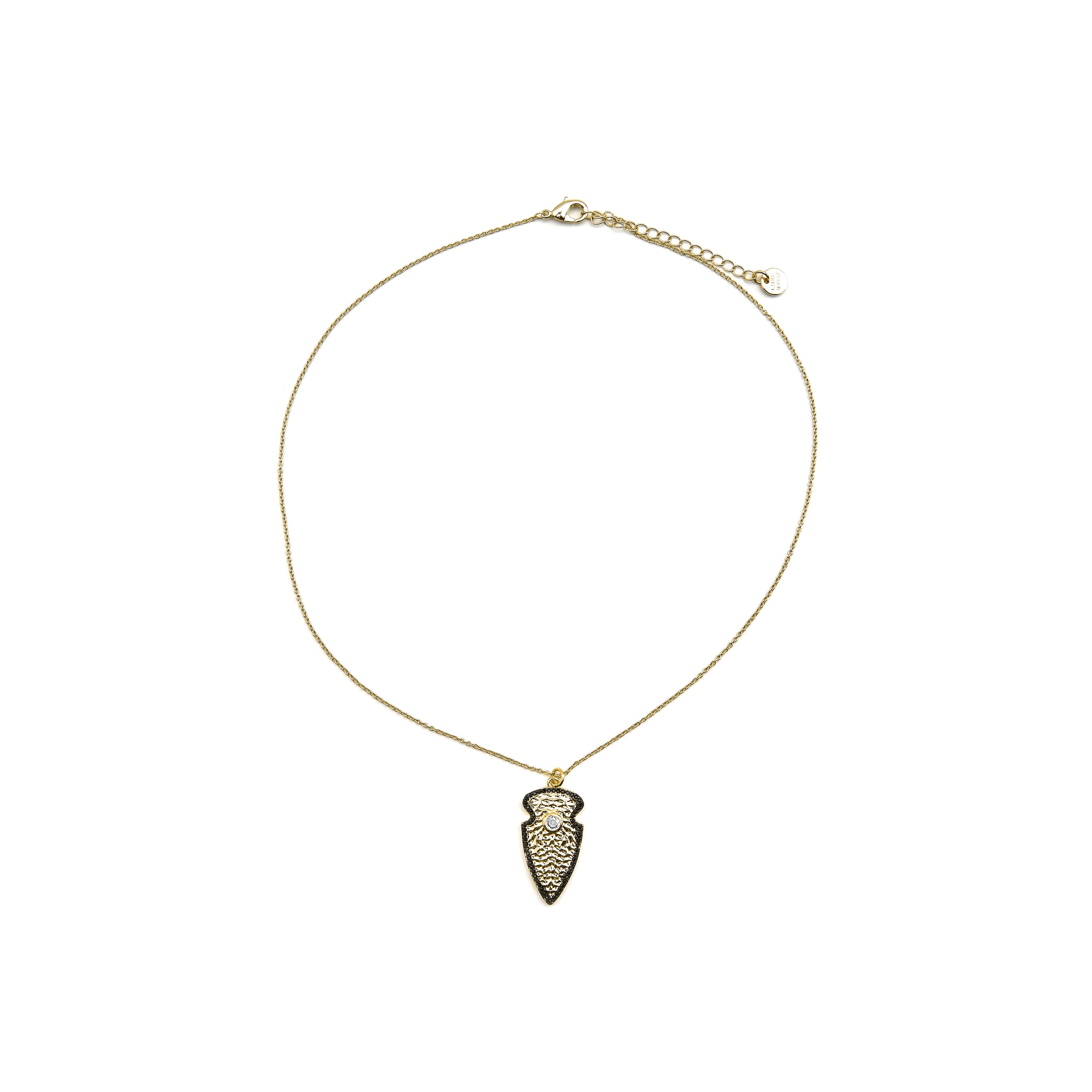 Collana con Zirconia Brillante finitura oro 18k - Otla