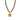 Halskette mit Tigerauge, 18k Gold-Finish - Lessy