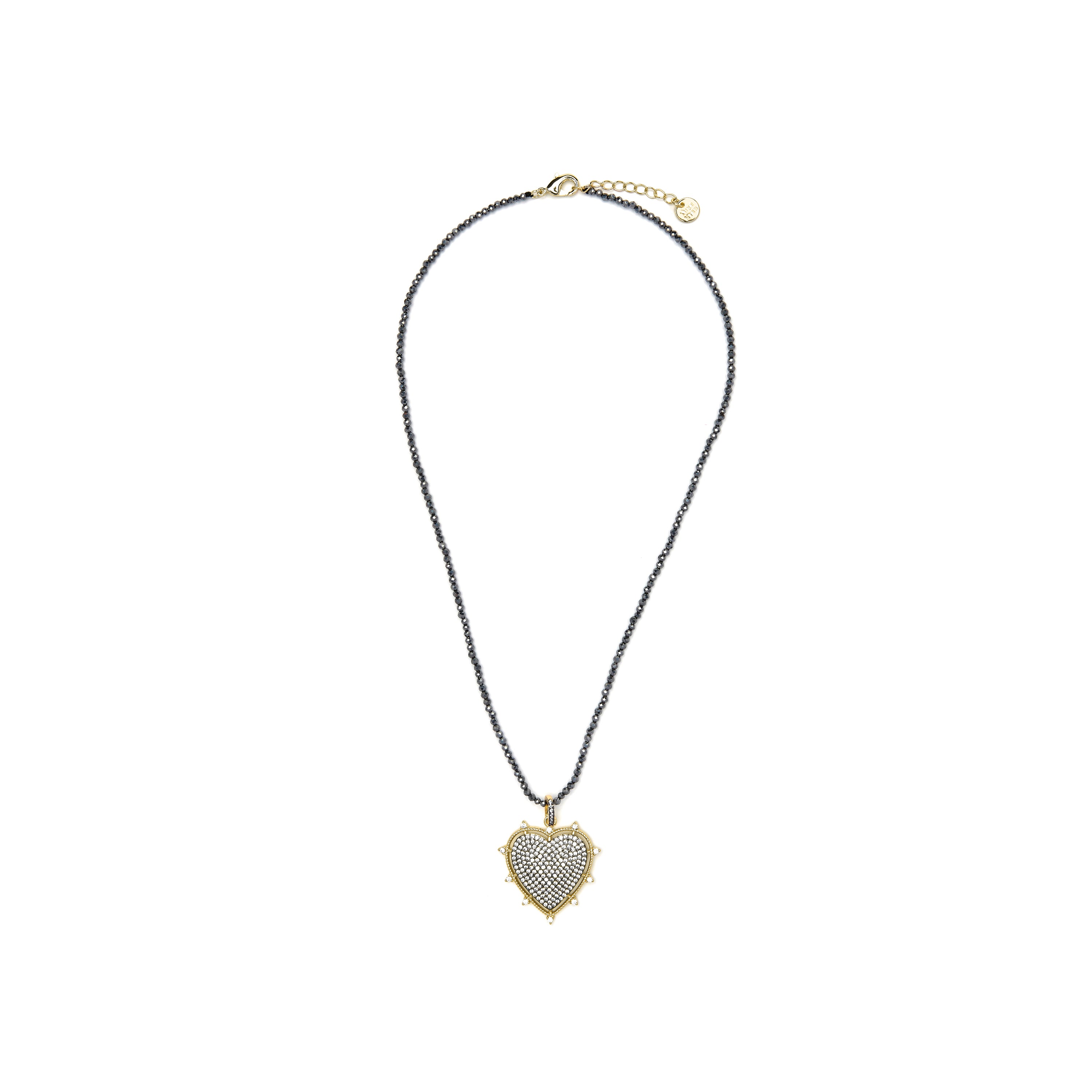 Colar acabado em ouro amarelo de 18k e zircónia brilhante - Lezsa