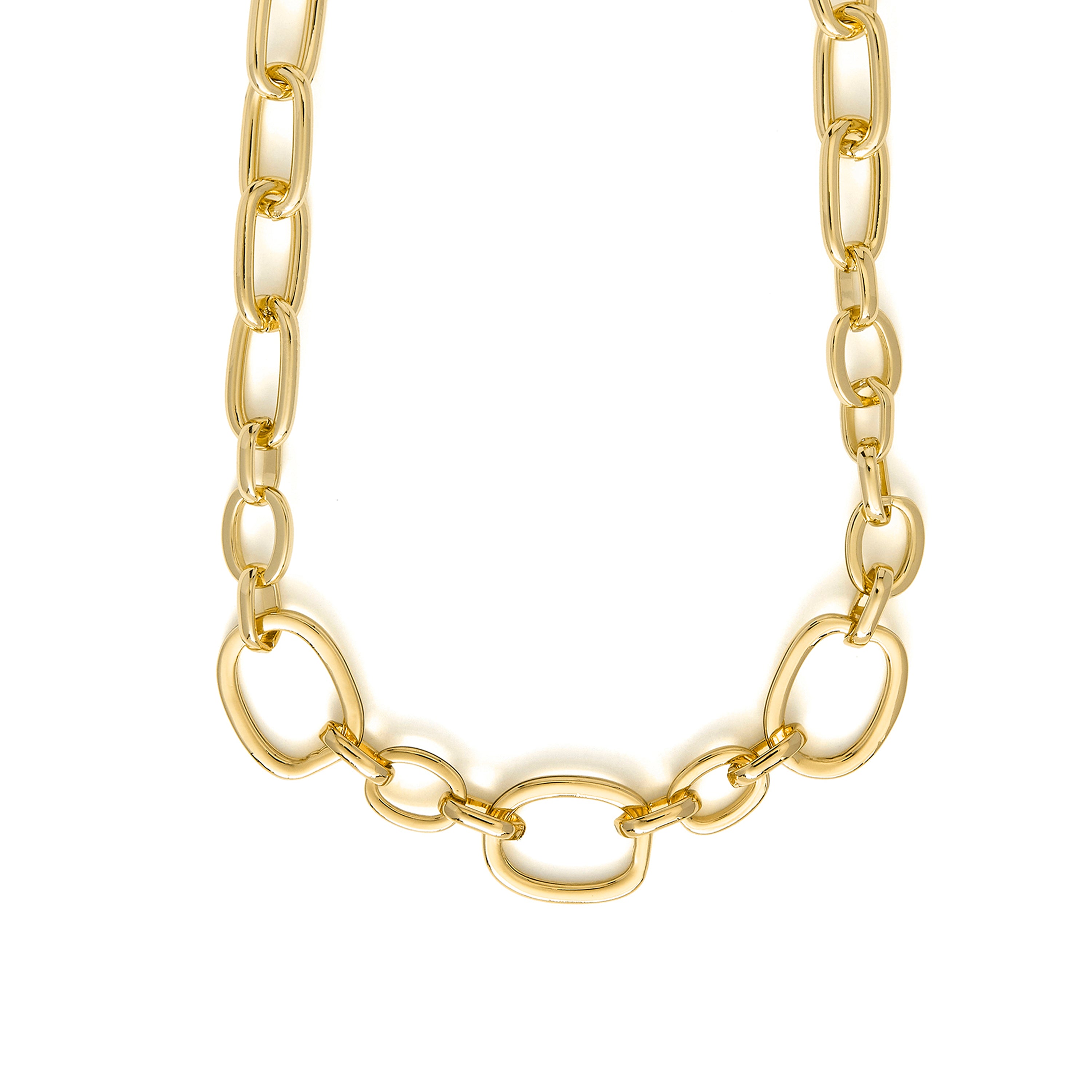 Colar acabado em ouro amarelo 18k - Danli
