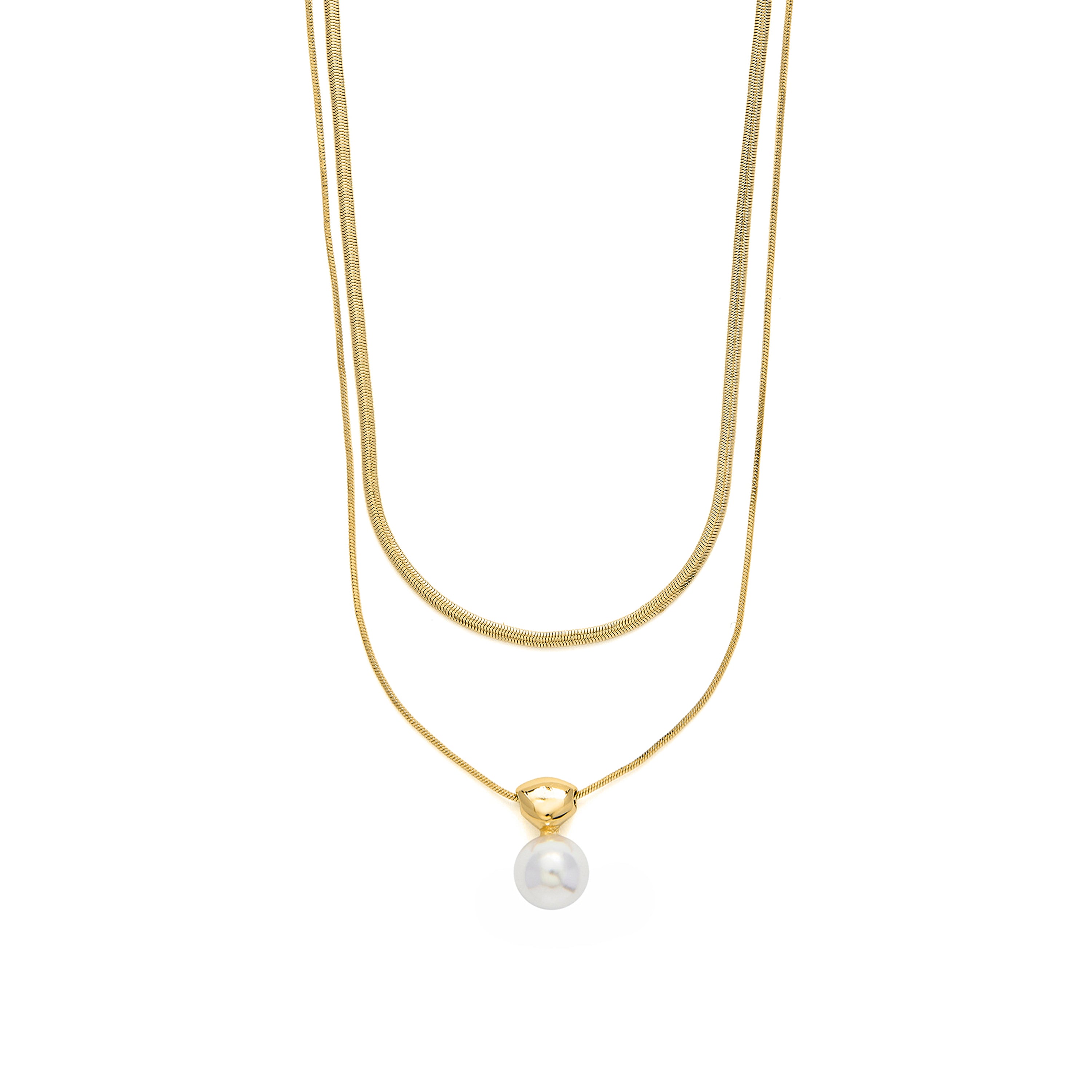 Collier finition en or jaune 18k - Cerya