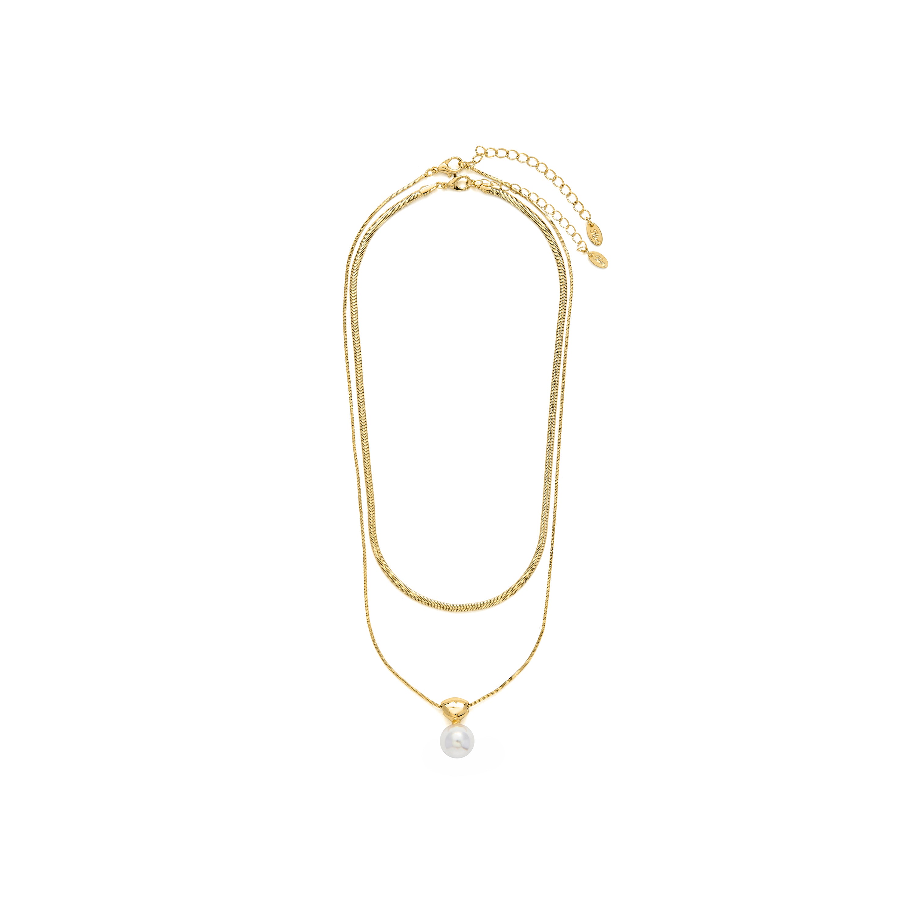 Collier finition en or jaune 18k - Cerya