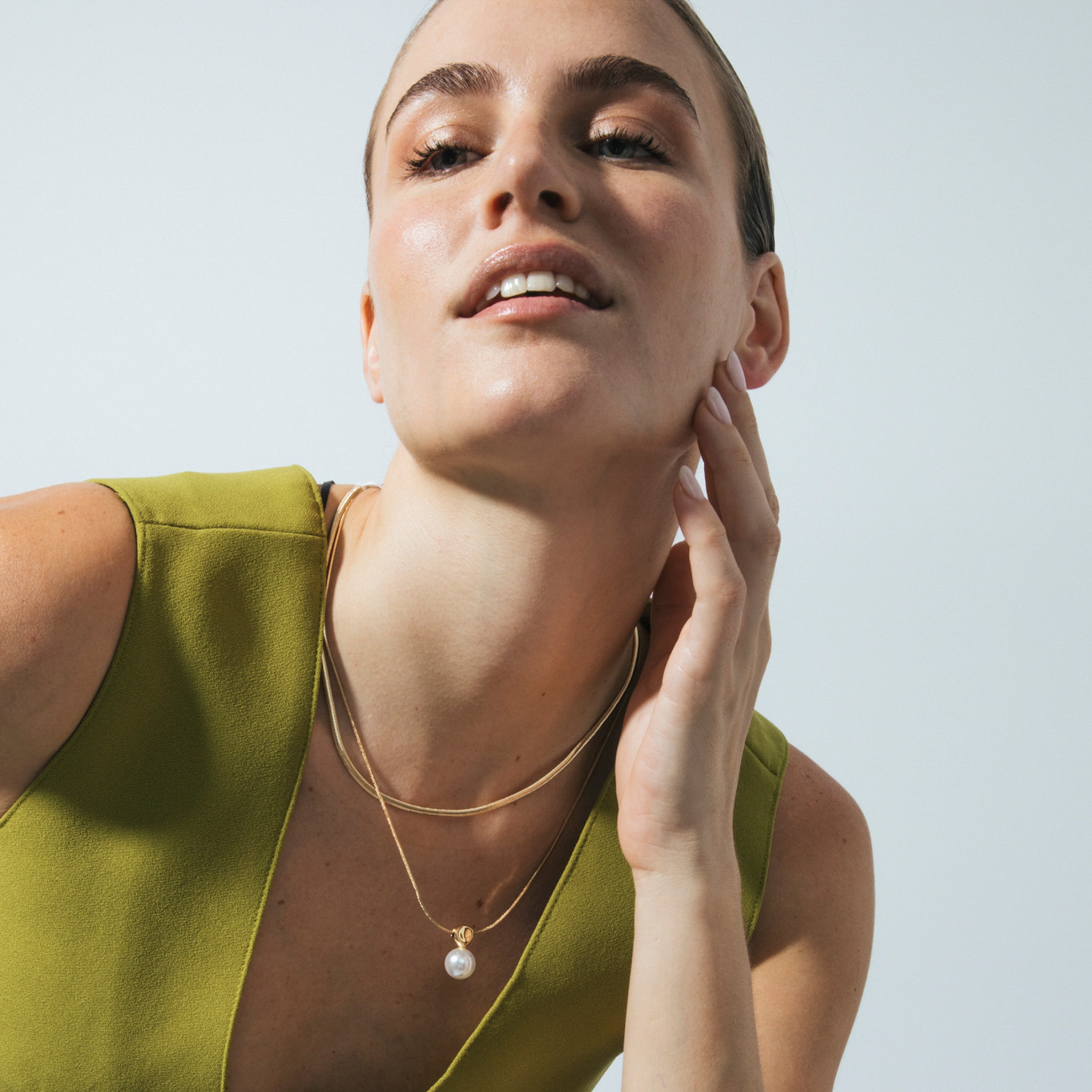 Collier finition en or jaune 18k - Cerya