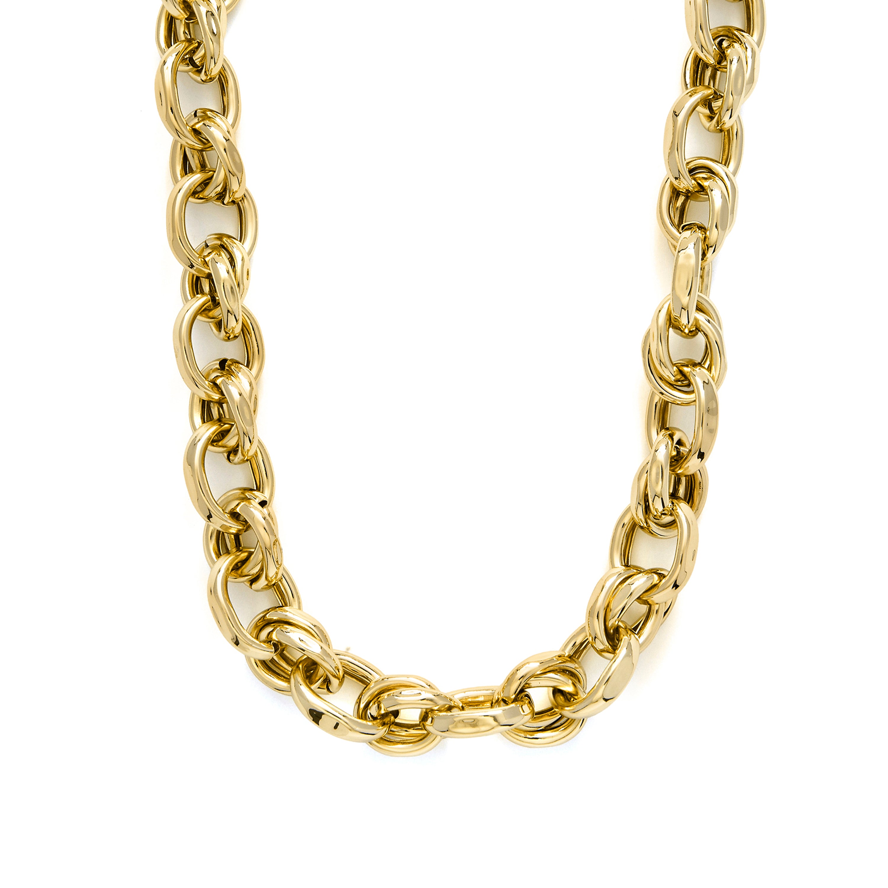 Collar acabado en oro amarillo 18k - Rimsau
