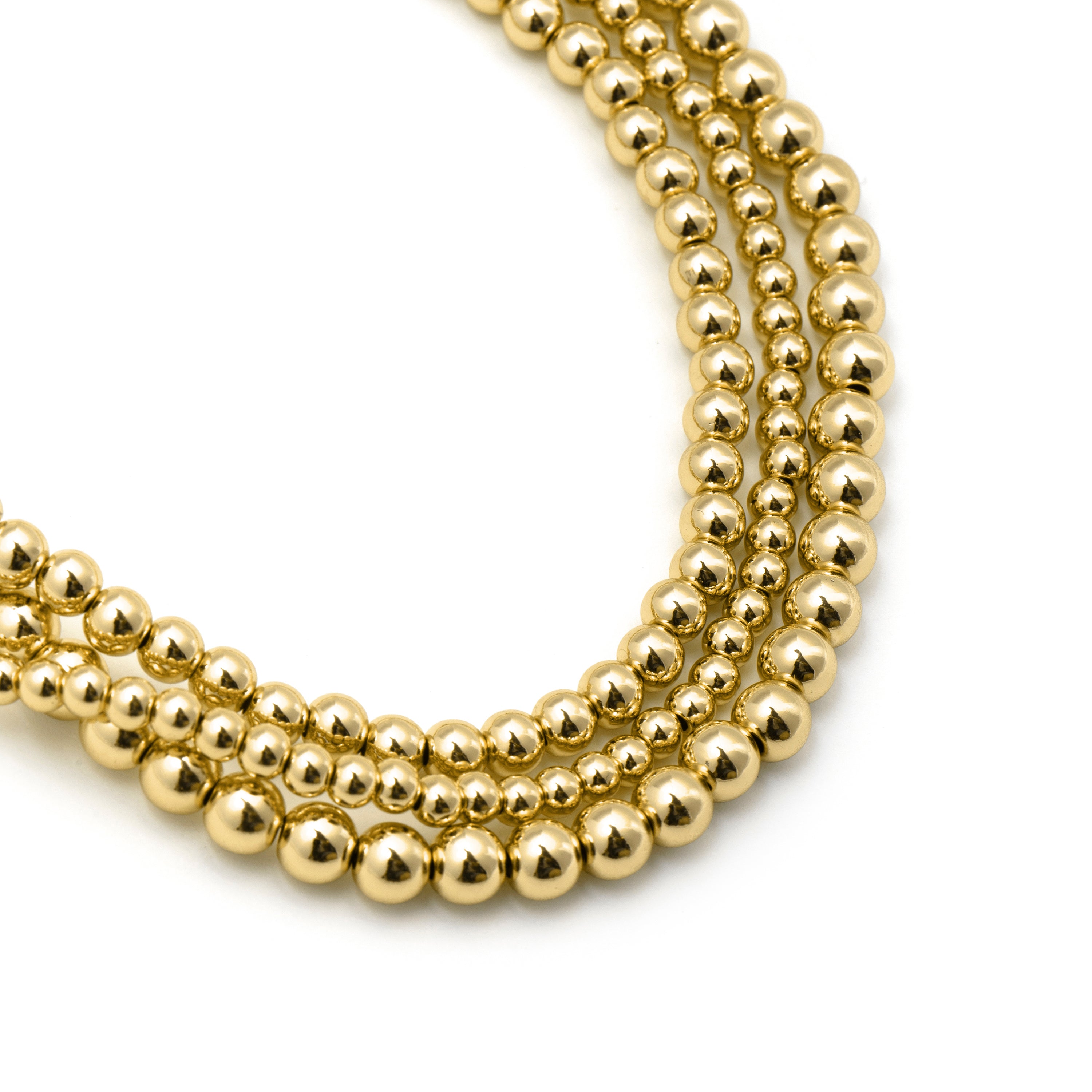 Collar acabado en oro amarillo 18k - Bielzu