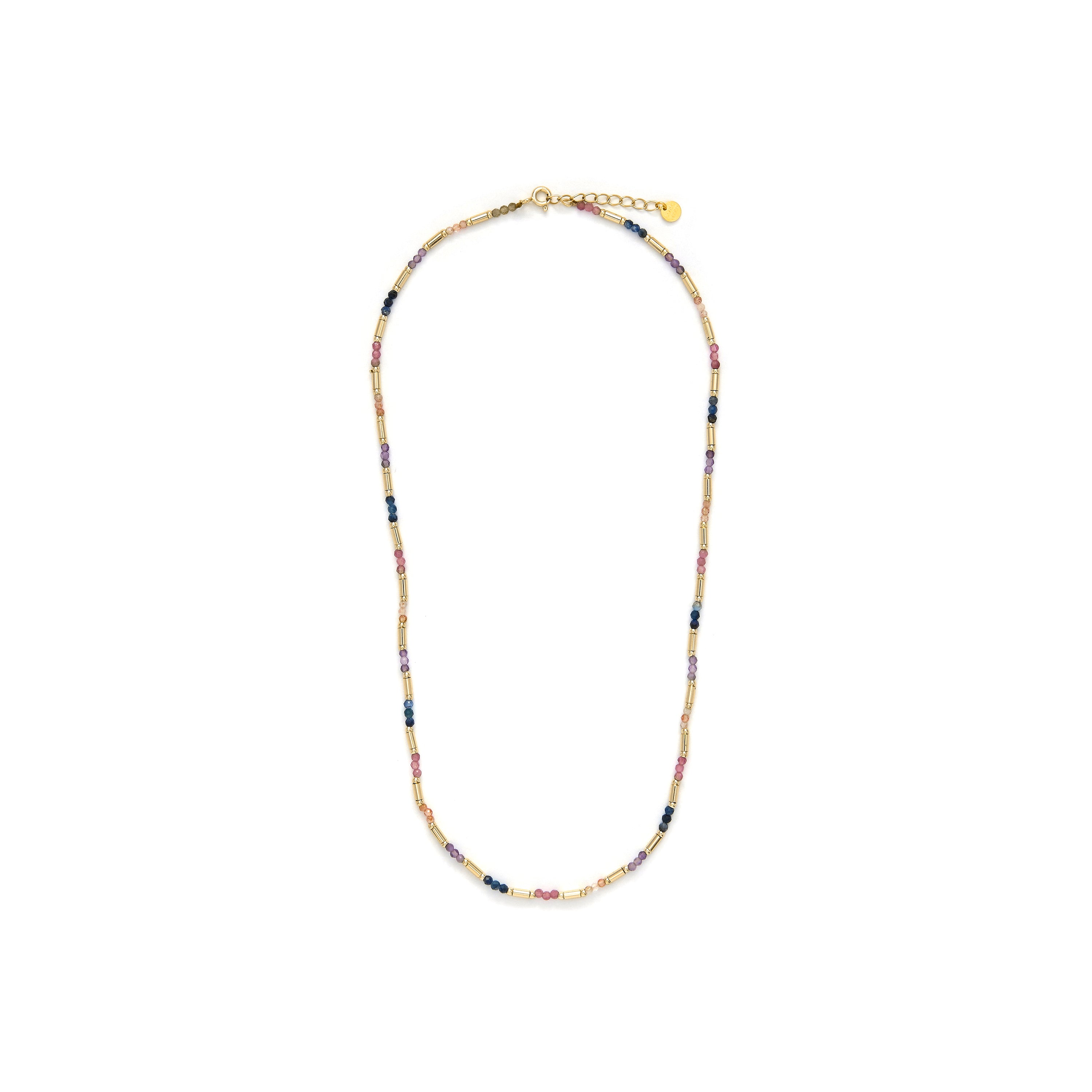 Collana di Cristallo Multicolore con finitura in oro giallo 18k - Athas