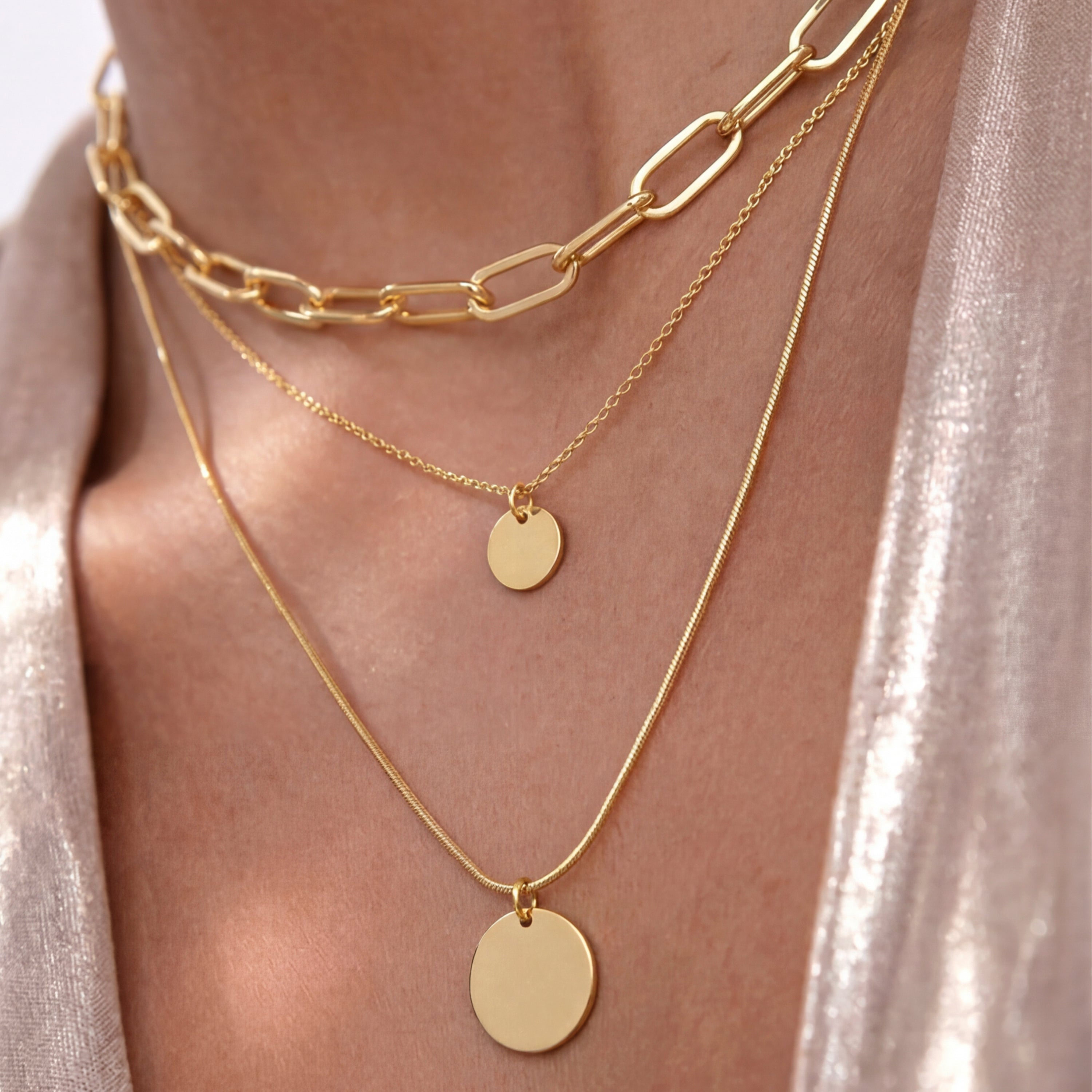 18k Yellow Gold Finished Necklace - Hanoi