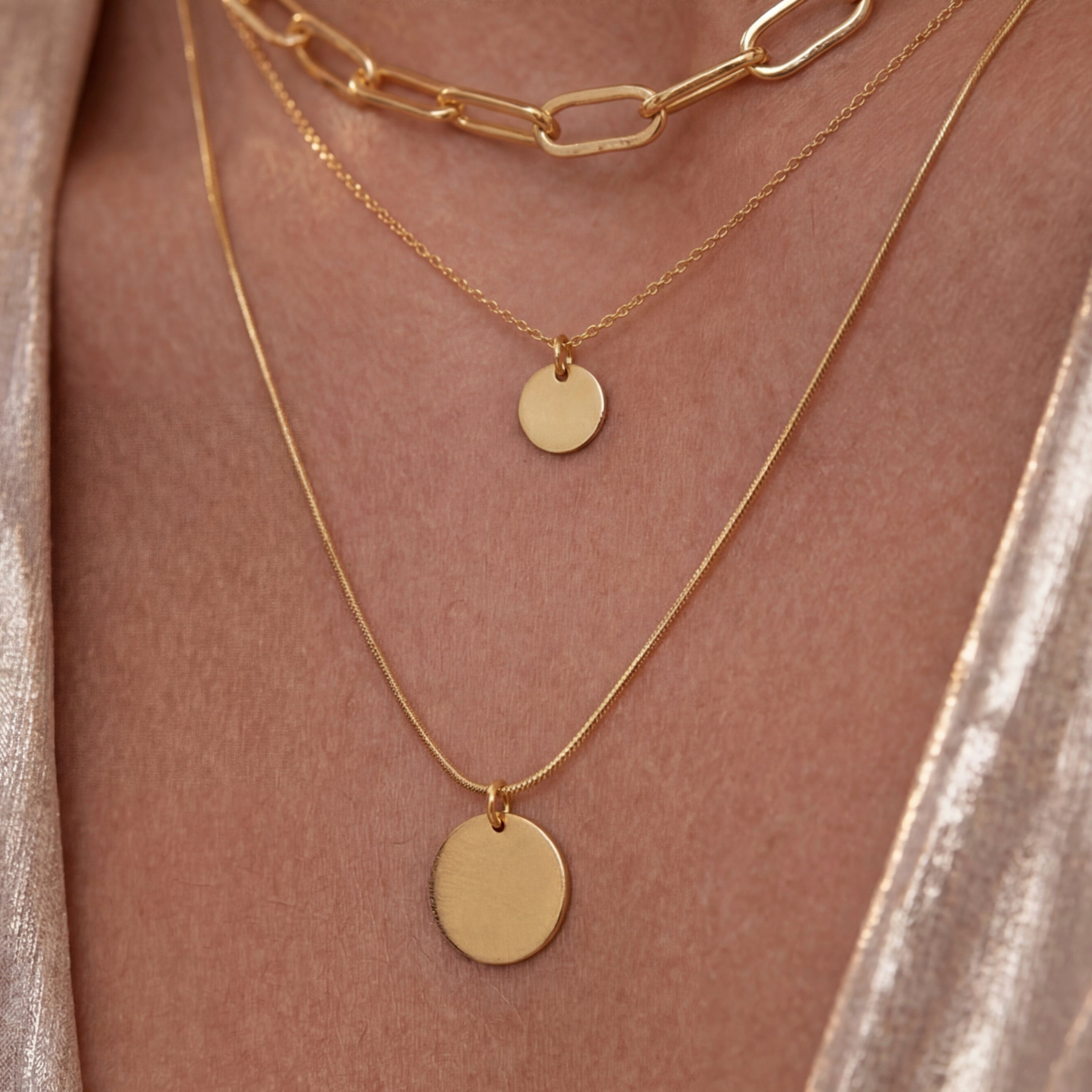 18k Yellow Gold Finished Necklace - Hanoi