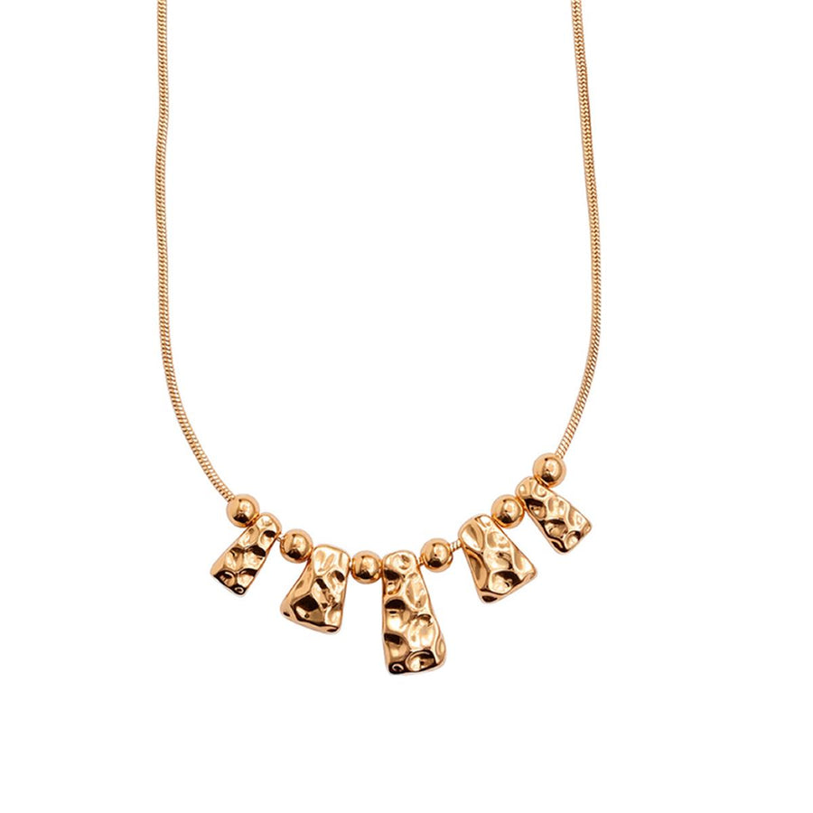 Collar acabado en oro amarillo de 18k - Phasbe