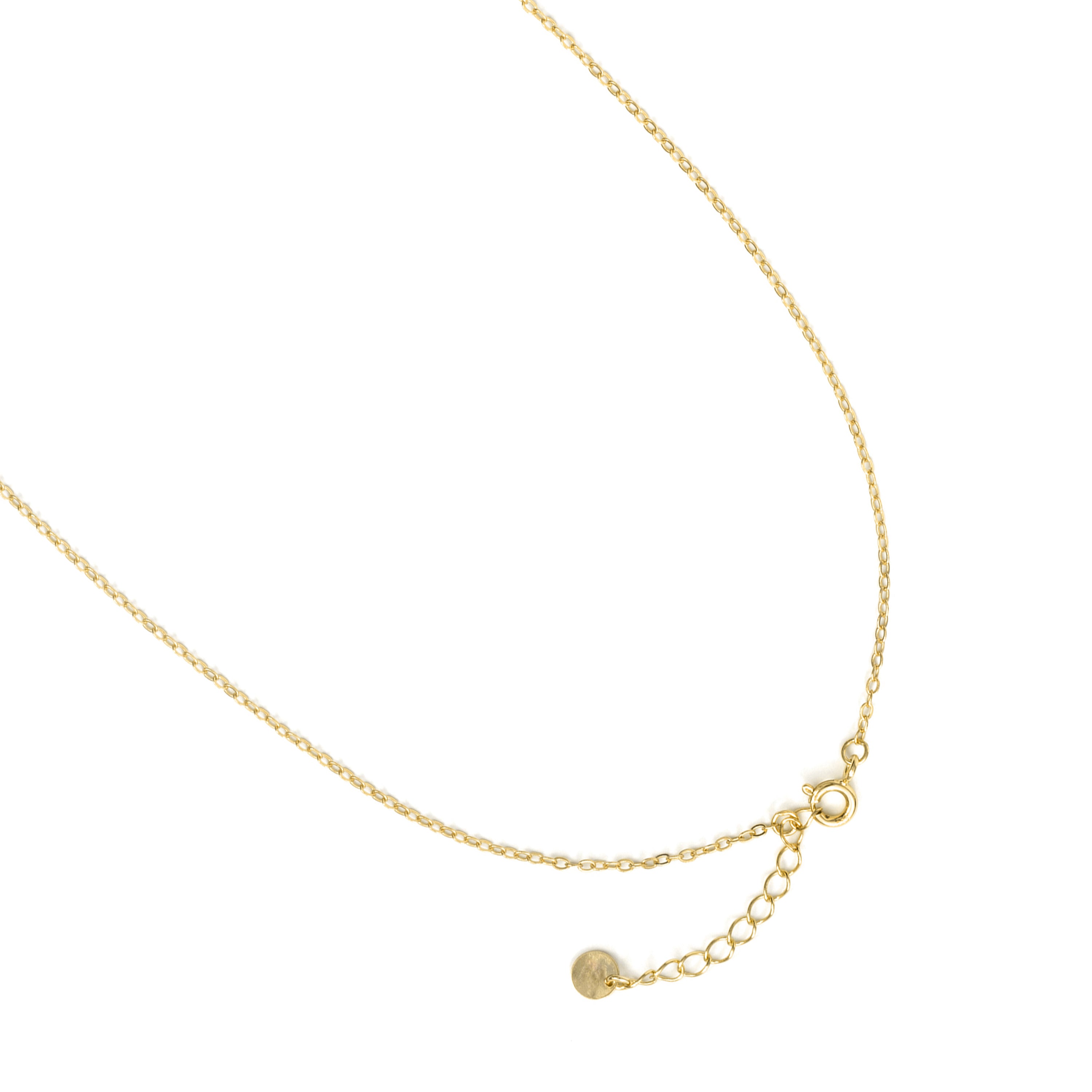 Collar de Circonita Rubí acabado en oro amarillo de 18k - Lisath