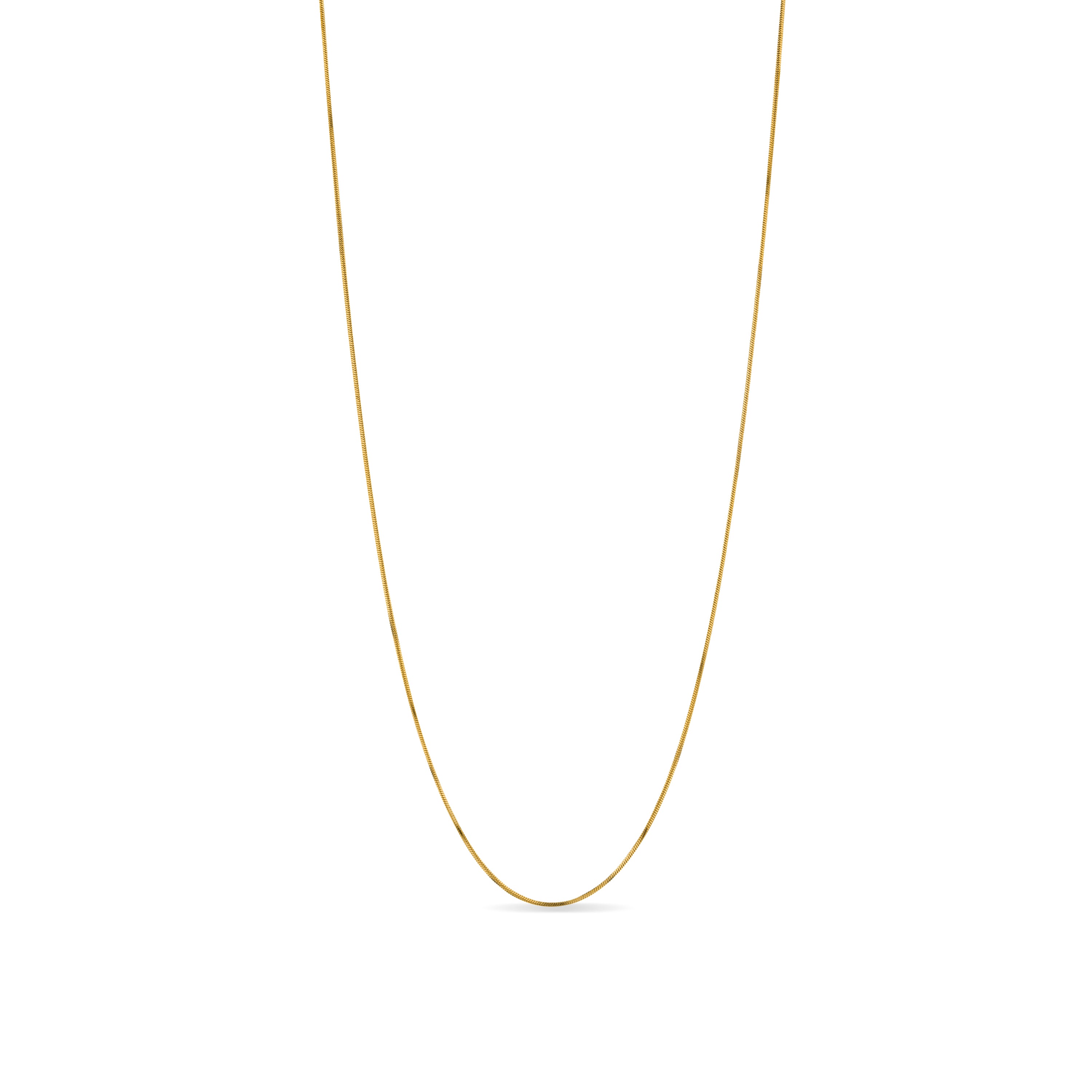 Colar de 45cm acabado em Ouro Amarelo de 18K - Nesil