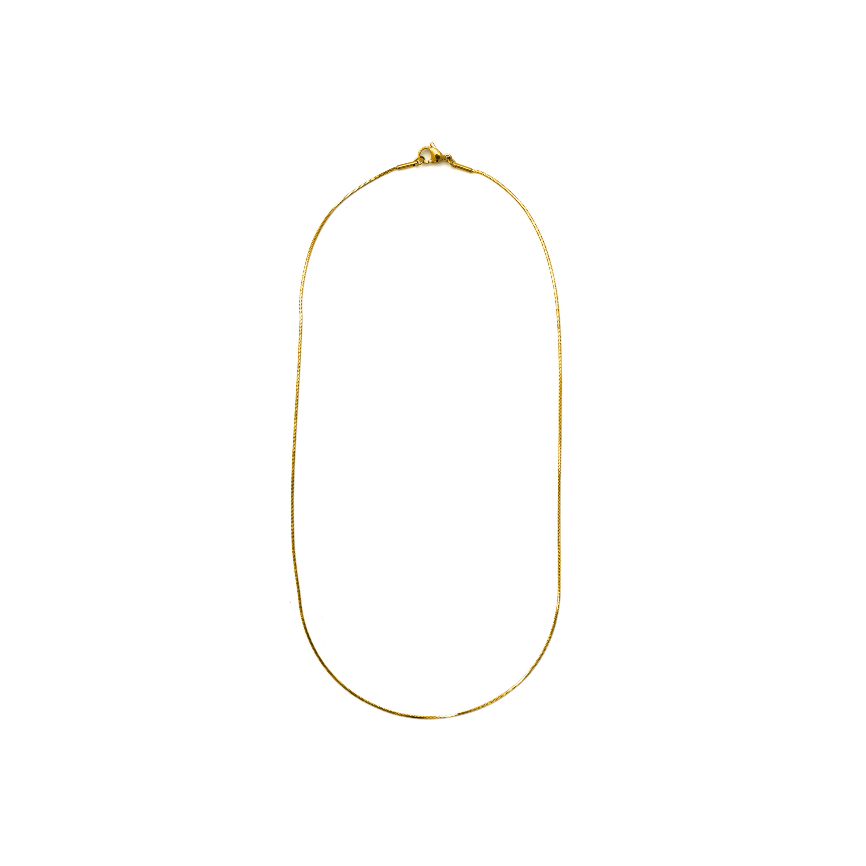 Colar de 45cm acabado em Ouro Amarelo de 18K - Nesil