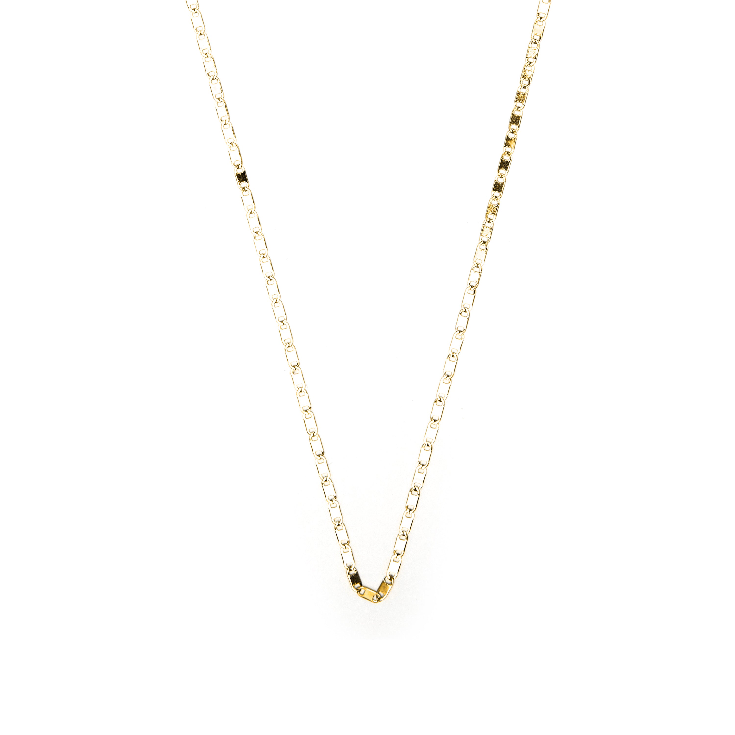 Halskette 50cm mit 18k Gelbgold-Finish - Hiu