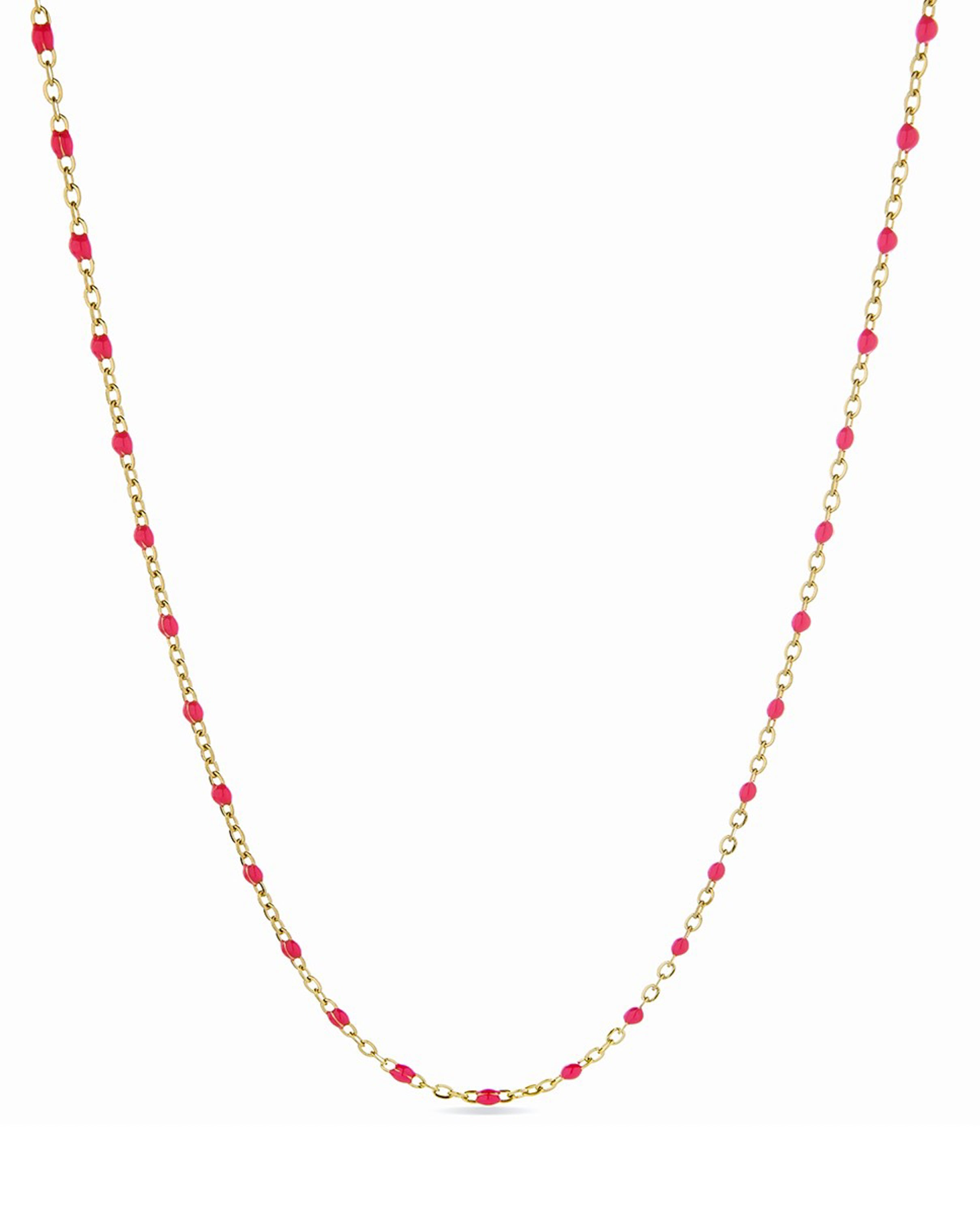 Collar de 42cm acabado en Oro Amarillo de 18K - Ilade