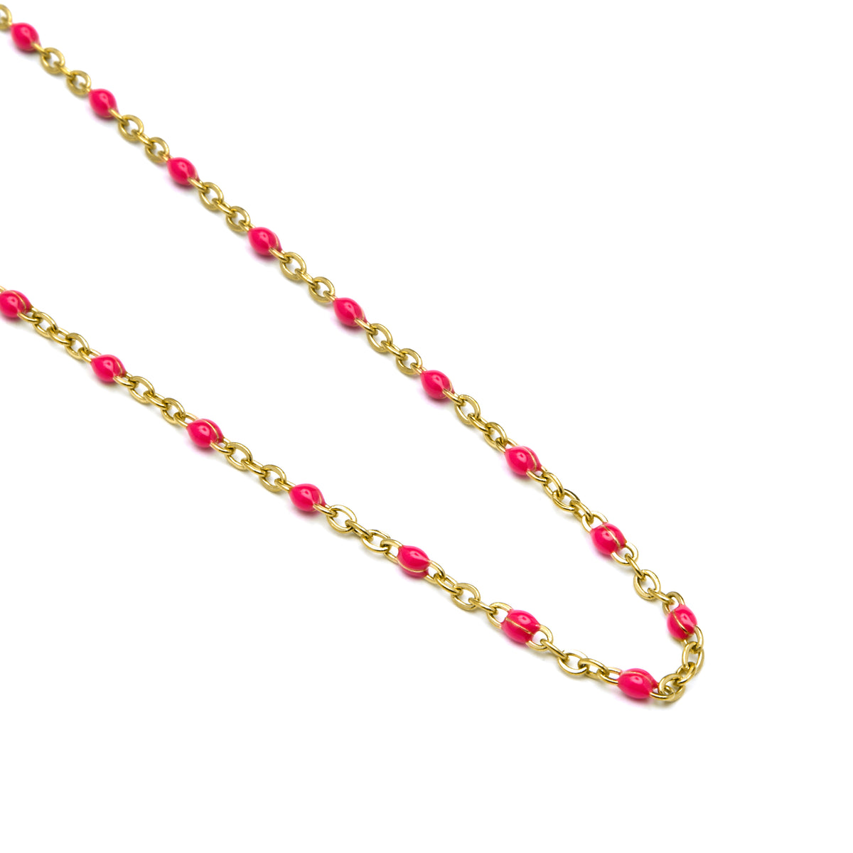 Collar de 42cm acabado en Oro Amarillo de 18K - Ilade
