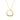 Mei necklace finished in 18k yellow gold