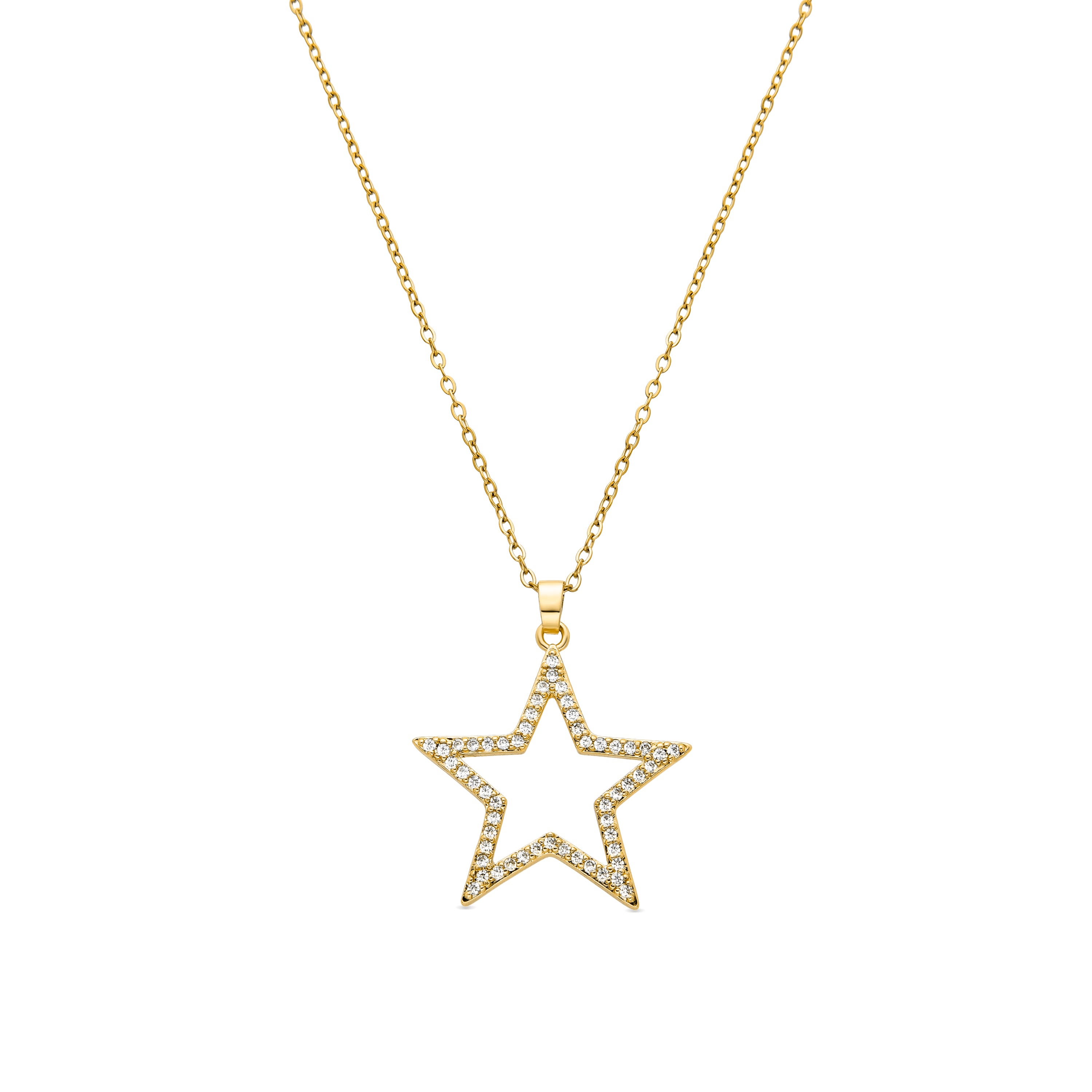 Sanem necklace 18k yellow gold finish