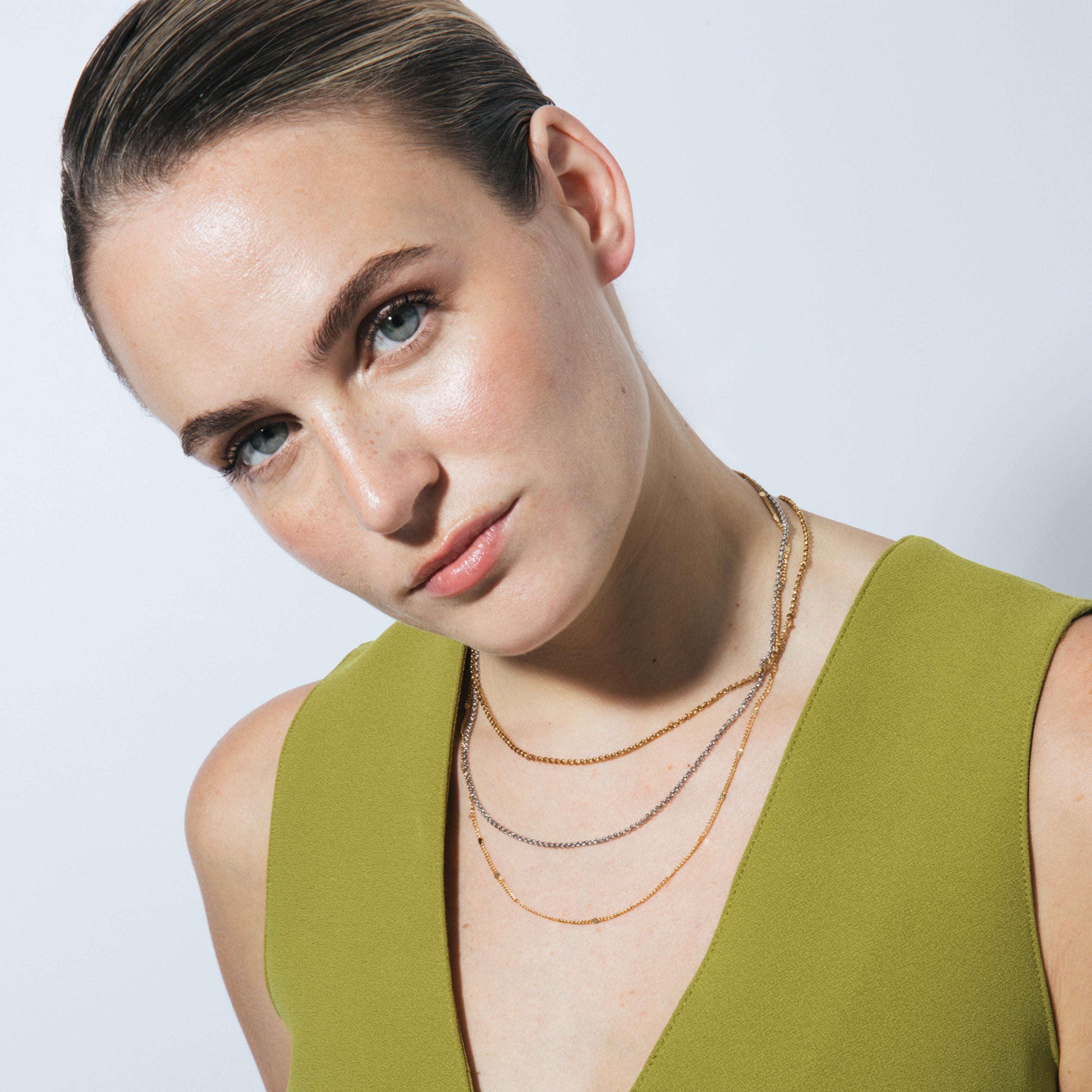 42cm necklace finished in 18k Yellow Gold - Dimha