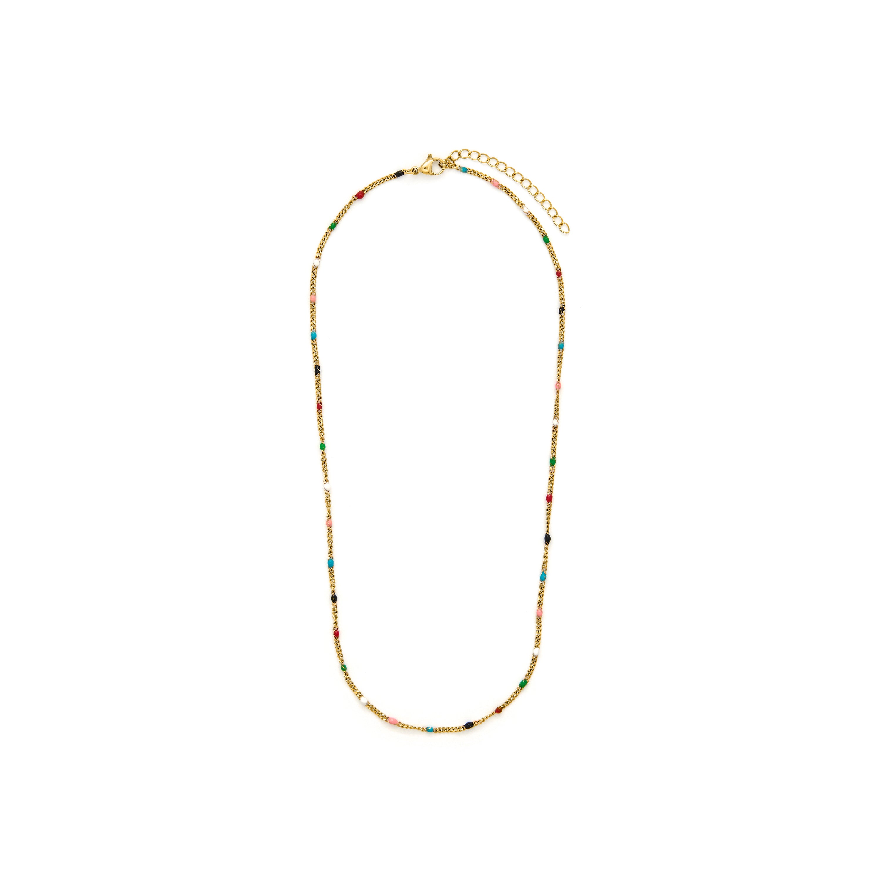 Collar de 45cm acabado en Oro Amarillo de 18k - Ramio
