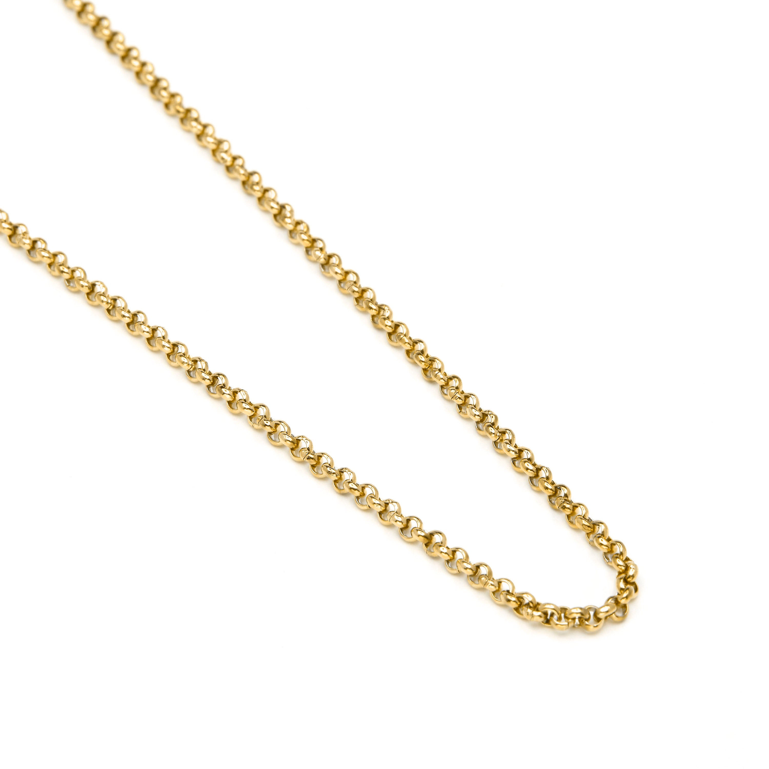 Collar de 45cm acabado en Oro Amarillo de 18k - Akido