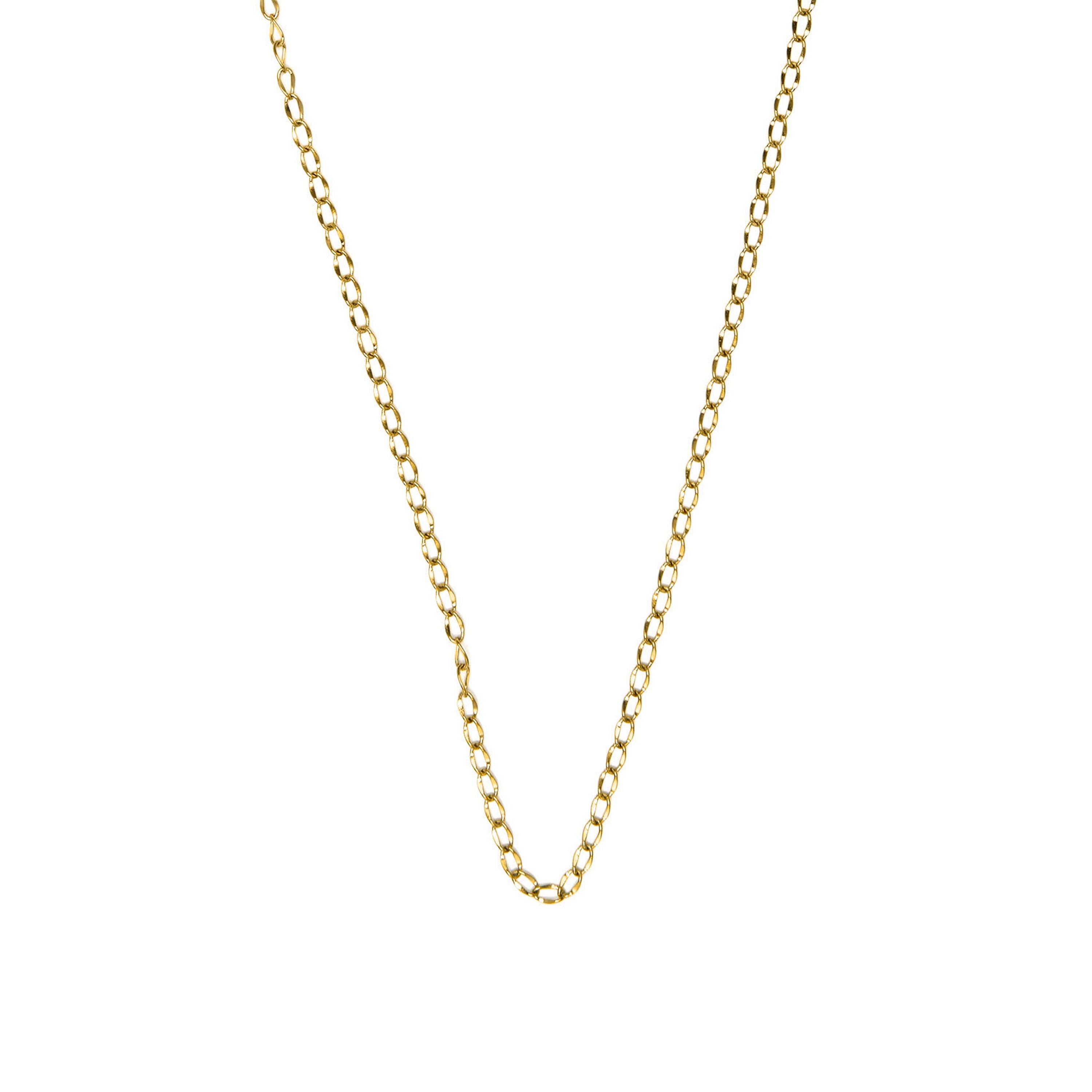 Halskette 45cm mit 18k Gelbgold-Finish - Zalo