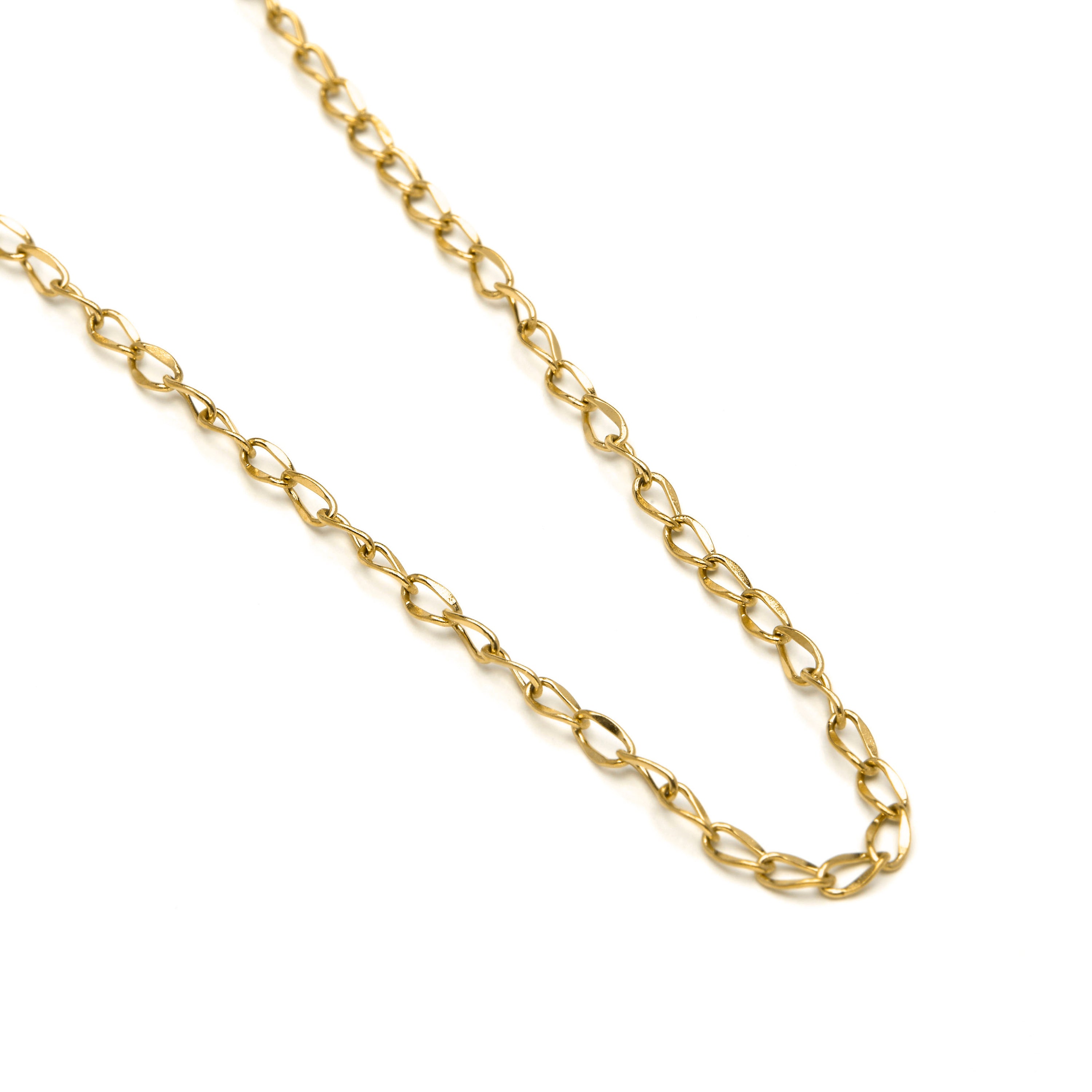 Collar de 45cm acabado en Oro Amarillo de 18k - Zalo