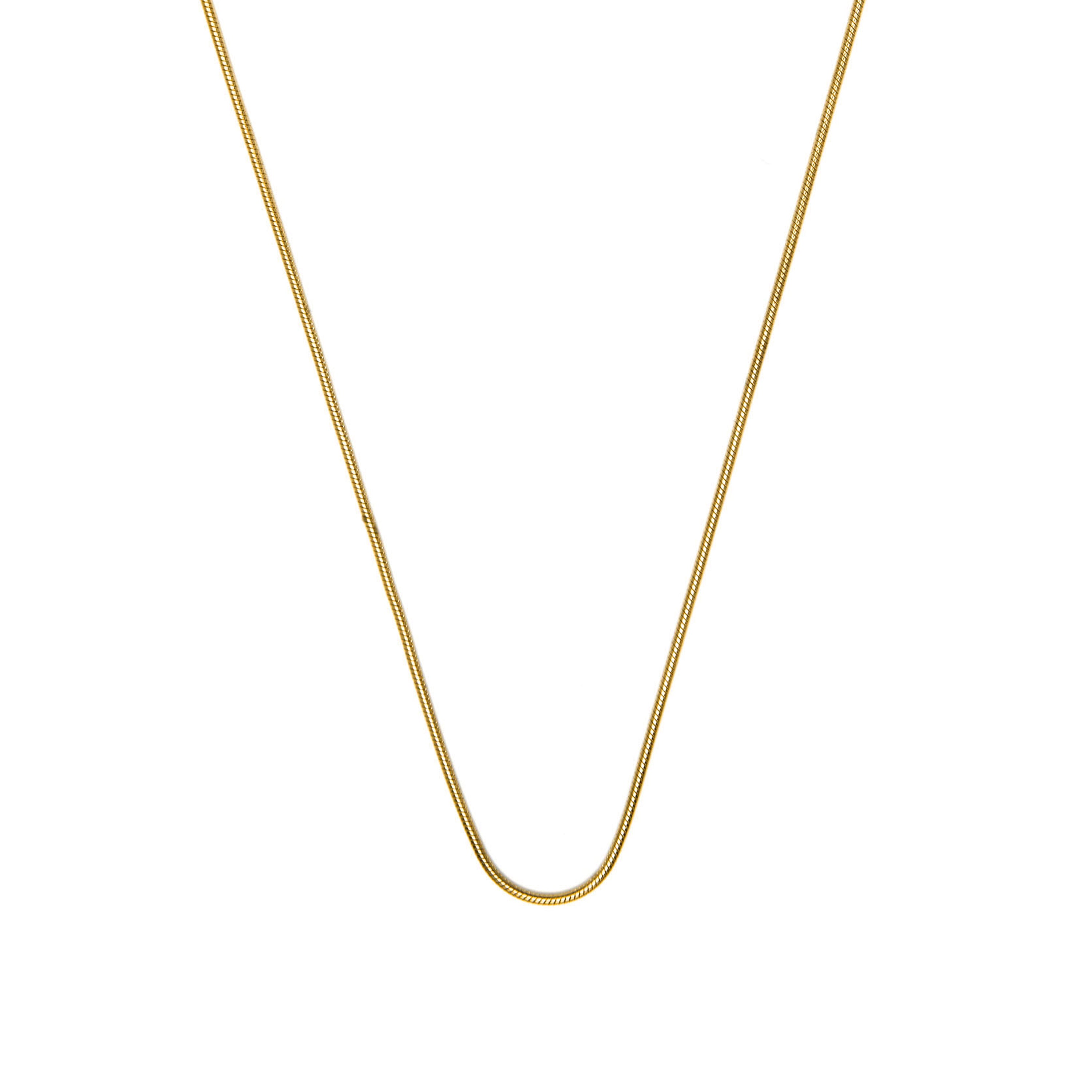 Halskette 45cm mit 18k Gelbgold-Finish - Axio