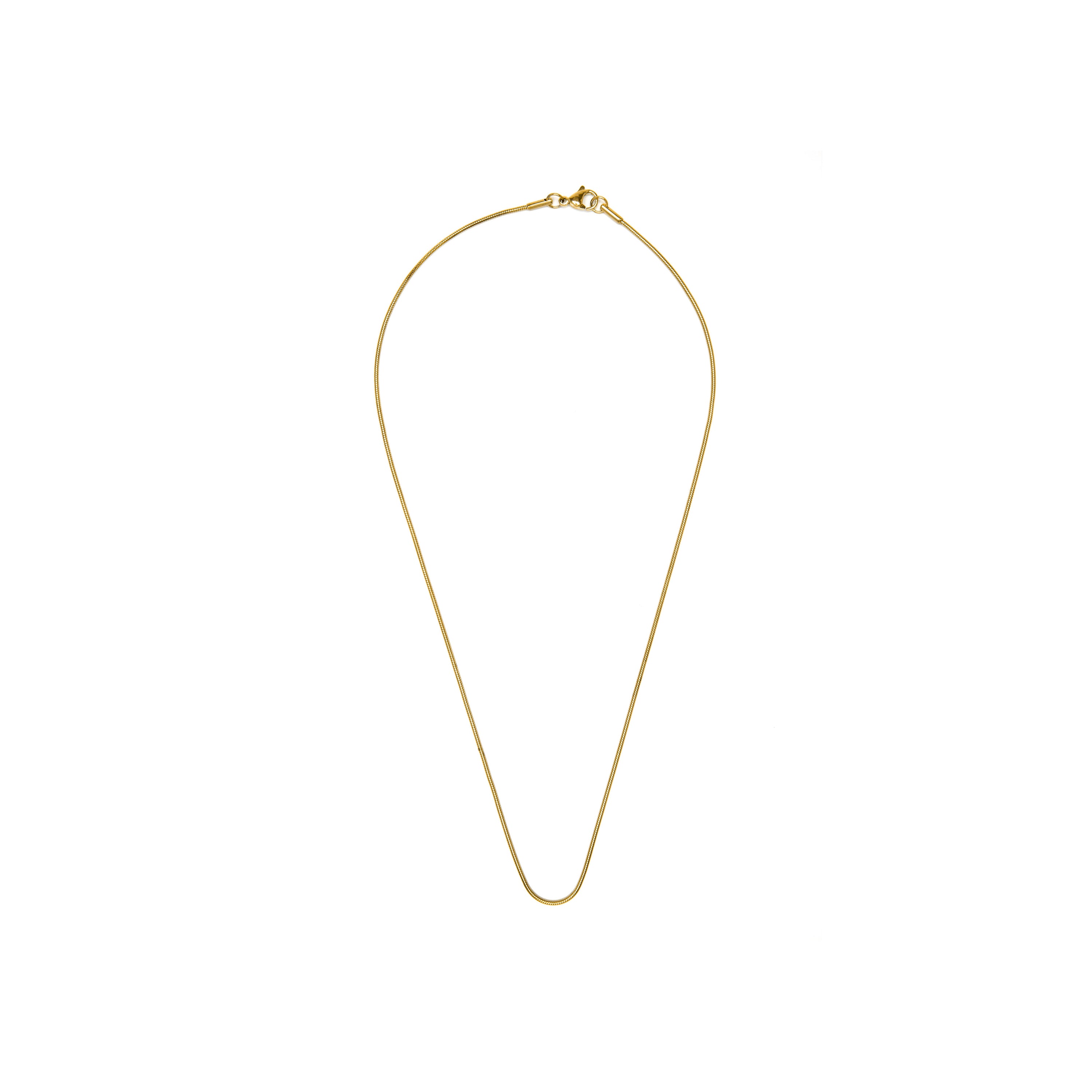 Collar de 45cm acabado en Oro Amarillo de 18k - Axio