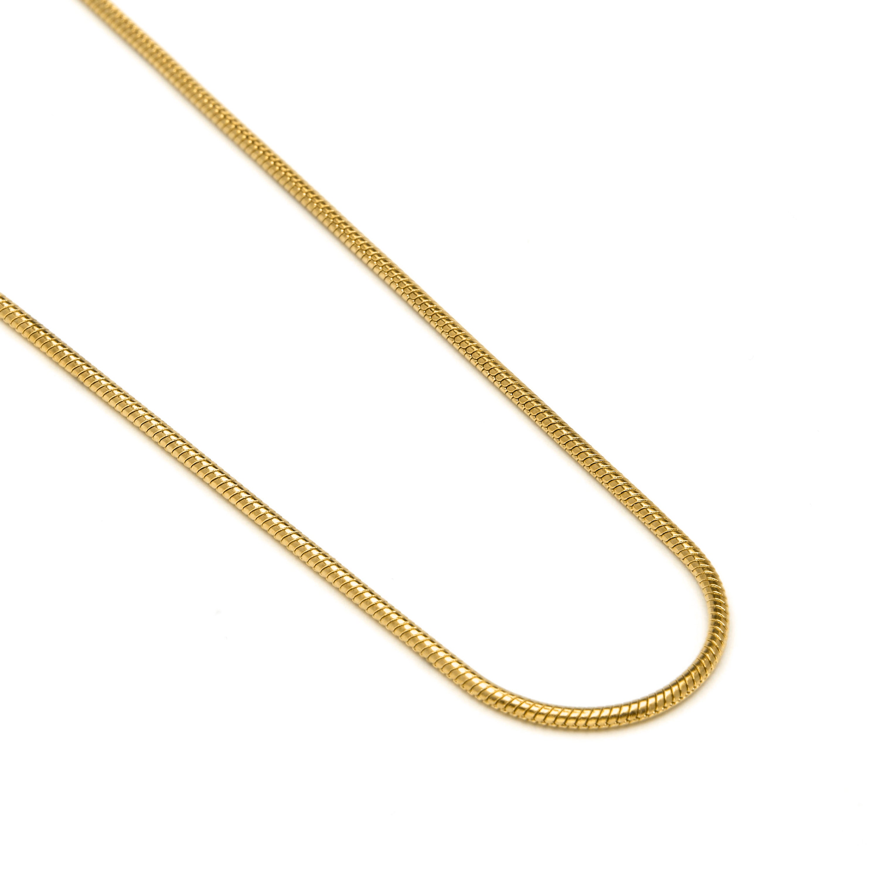 Collar de 45cm acabado en Oro Amarillo de 18k - Axio