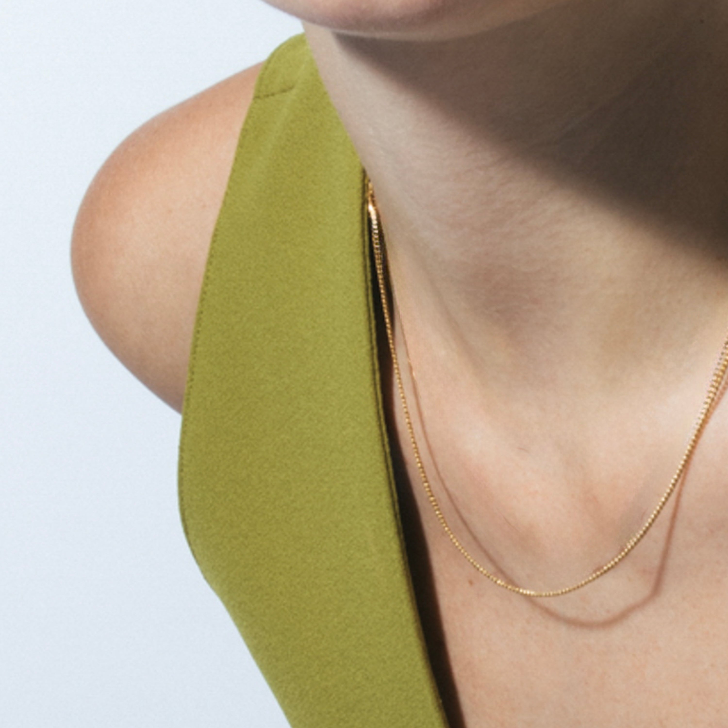 Collar de 45cm acabado en Oro Amarillo de 18k - Axio