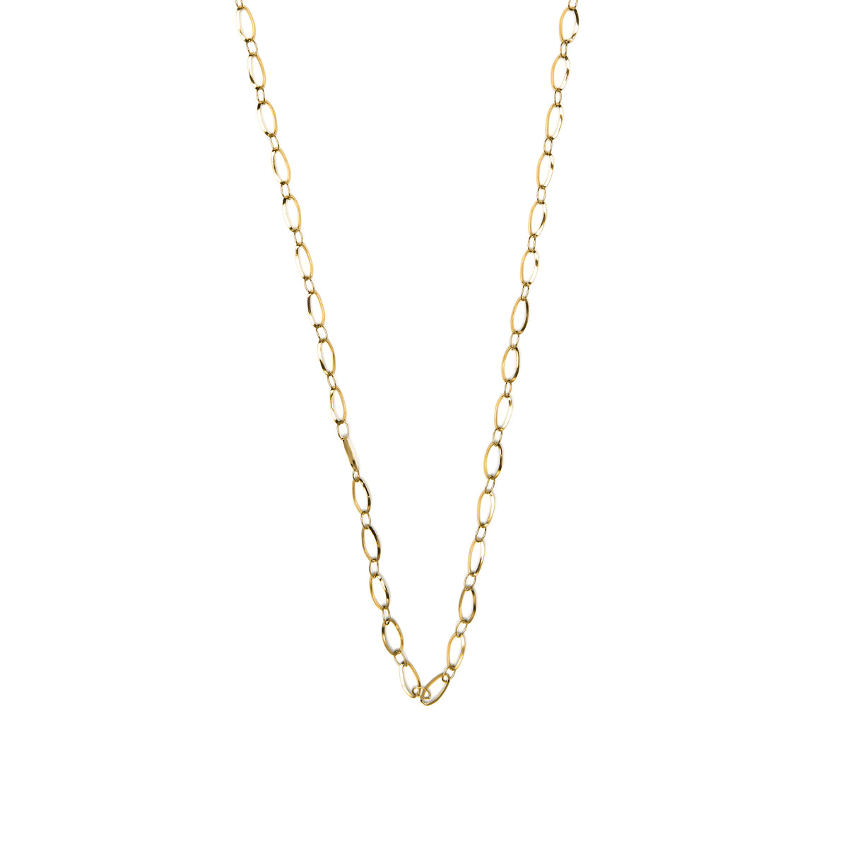 Colar de 60cm acabado em Ouro Amarelo de 18k - Sasil