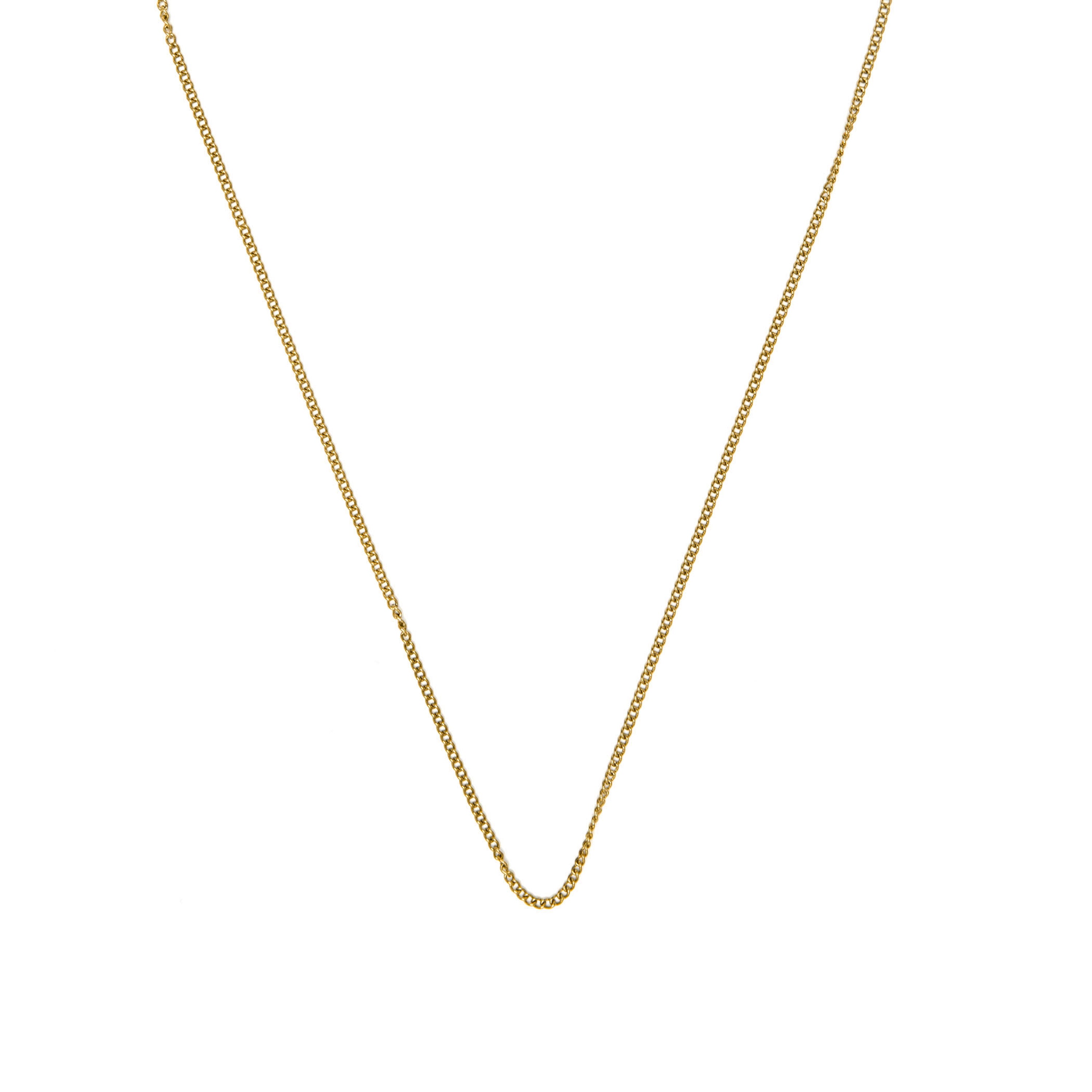 Collier de 45cm finition en Or Jaune 18k - Sayas