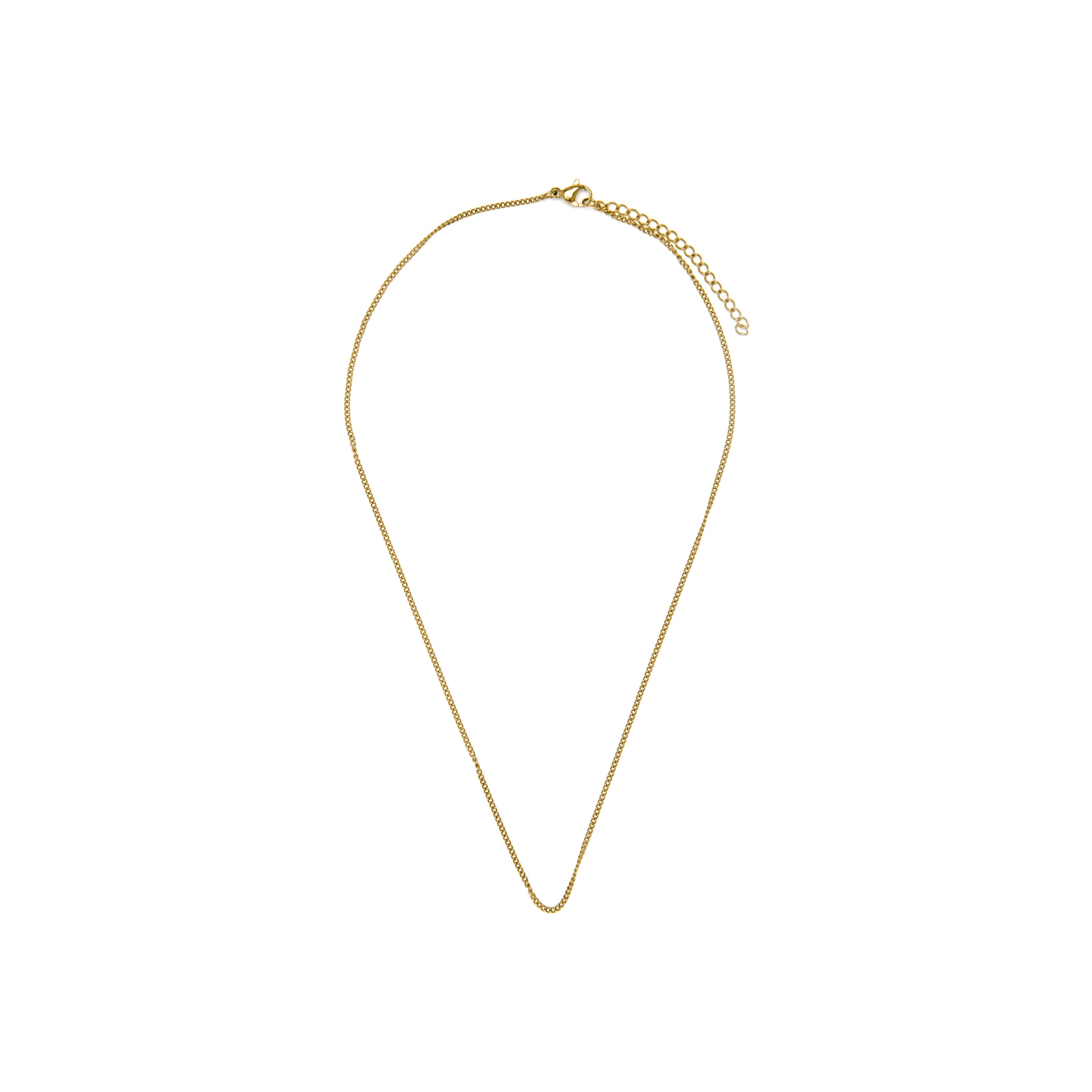 Collier de 45cm finition en Or Jaune 18k - Sayas