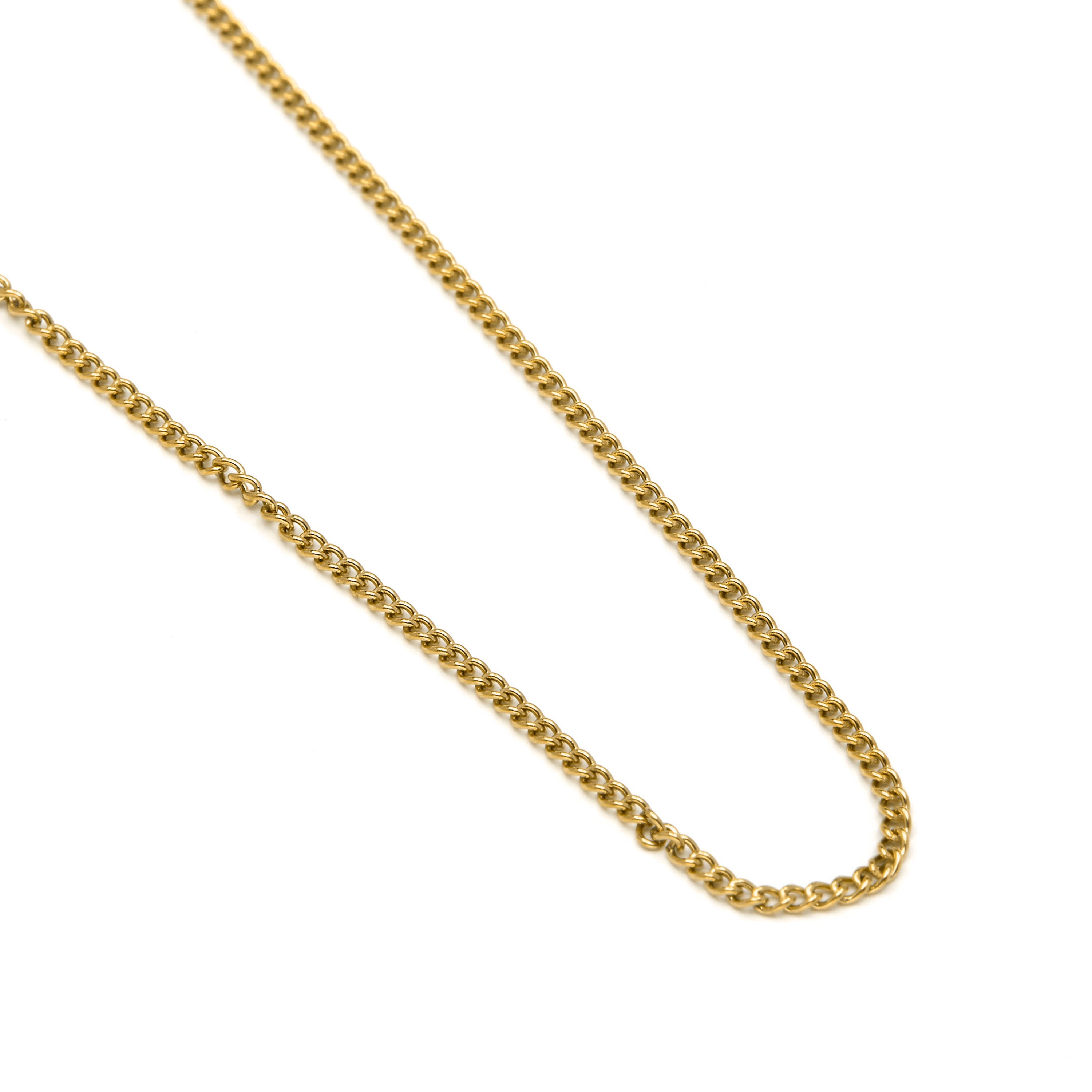 Collier de 45cm finition en Or Jaune 18k - Sayas