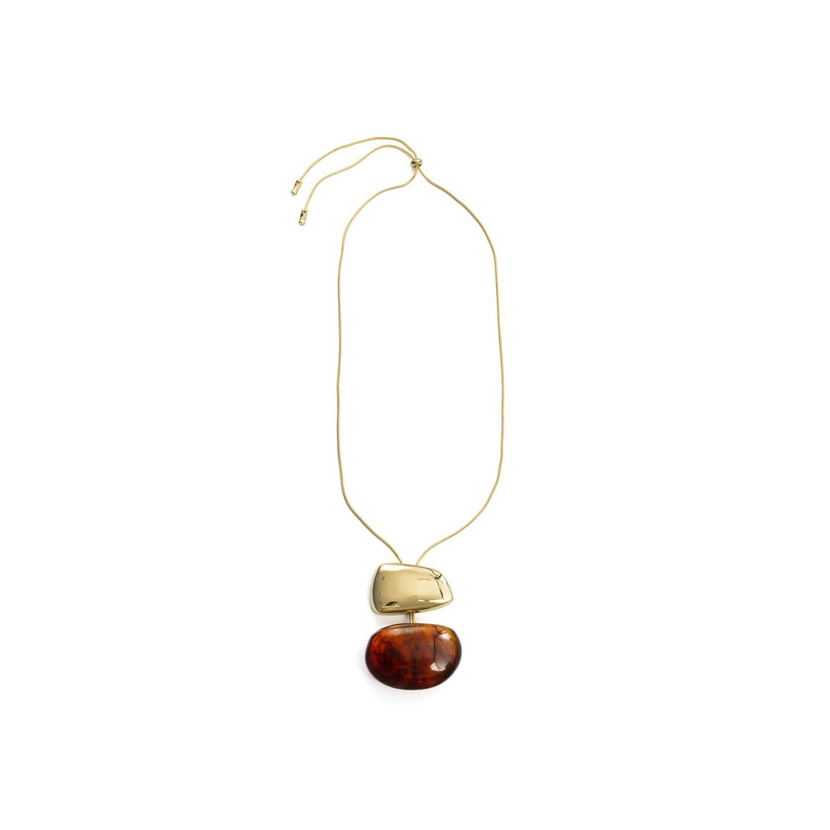 Collar Doomdur acabado oro amarillo 18k - Doomdur