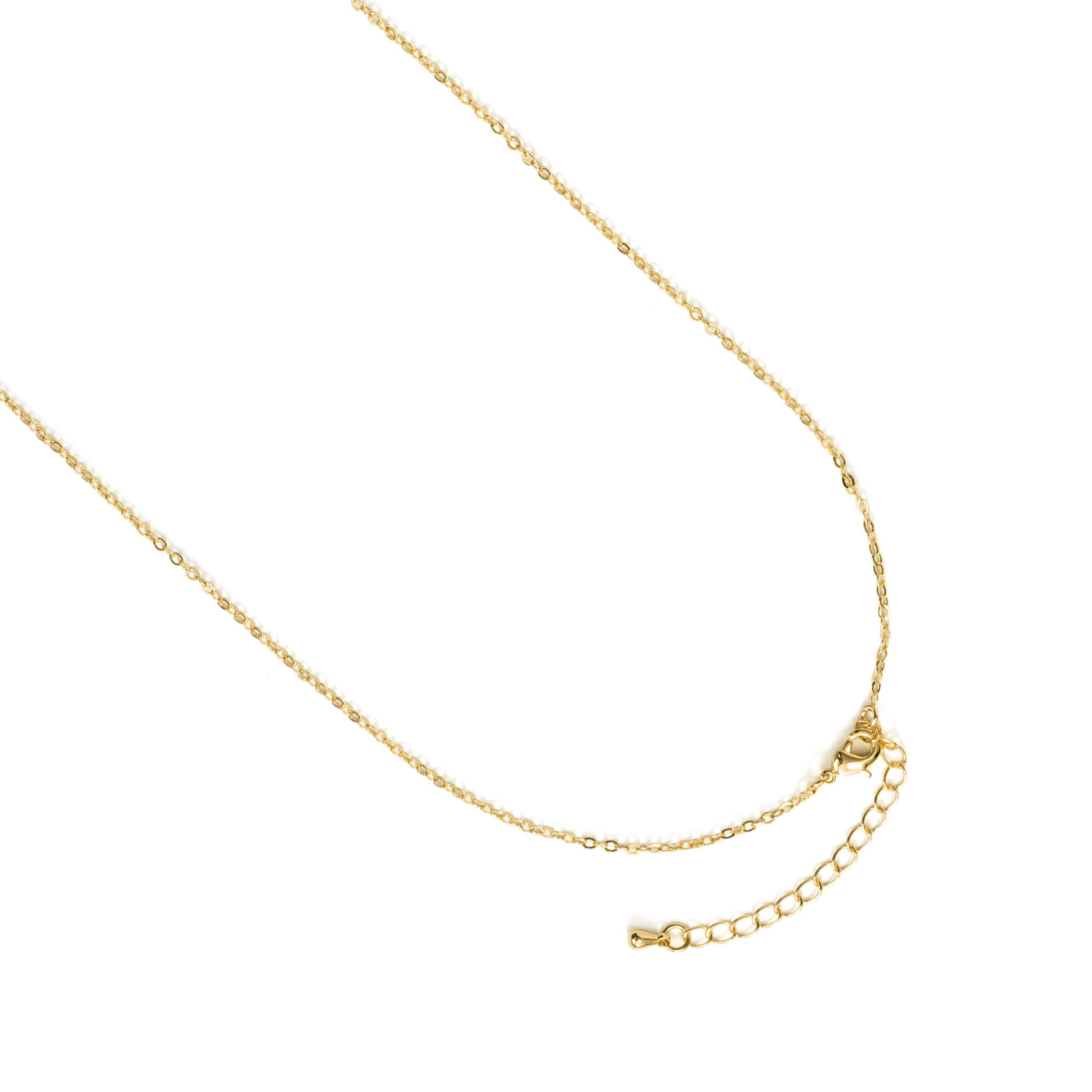 18k Yellow Gold Finished Multicolor Cubic Zirconia Metal Alloy Necklace - Ryaiss