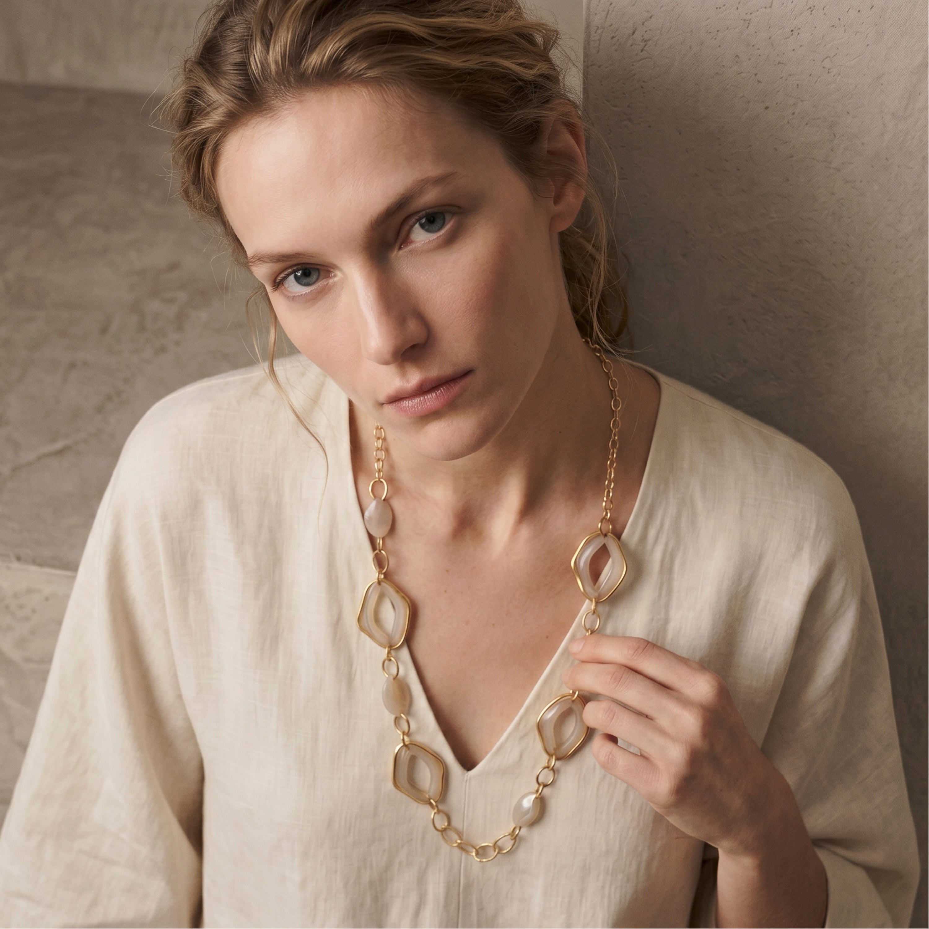Collar Masits acabado oro amarillo 18k - Masits