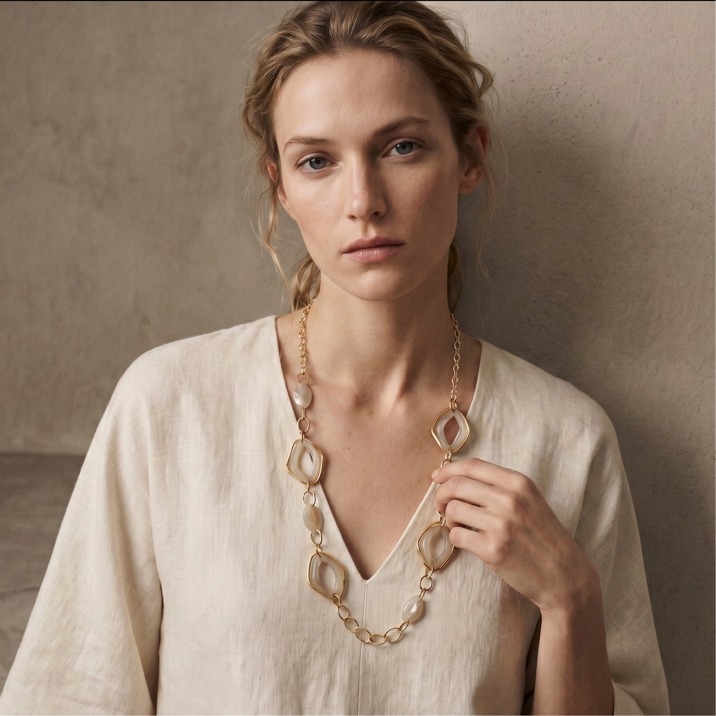 Halsband Masits mit 18k Gelbgold-Finish - Masits