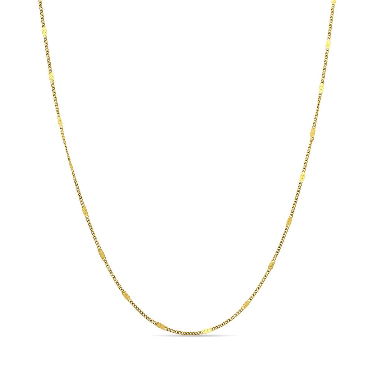 Collar acabado en oro amarillo de 18k - Sahki