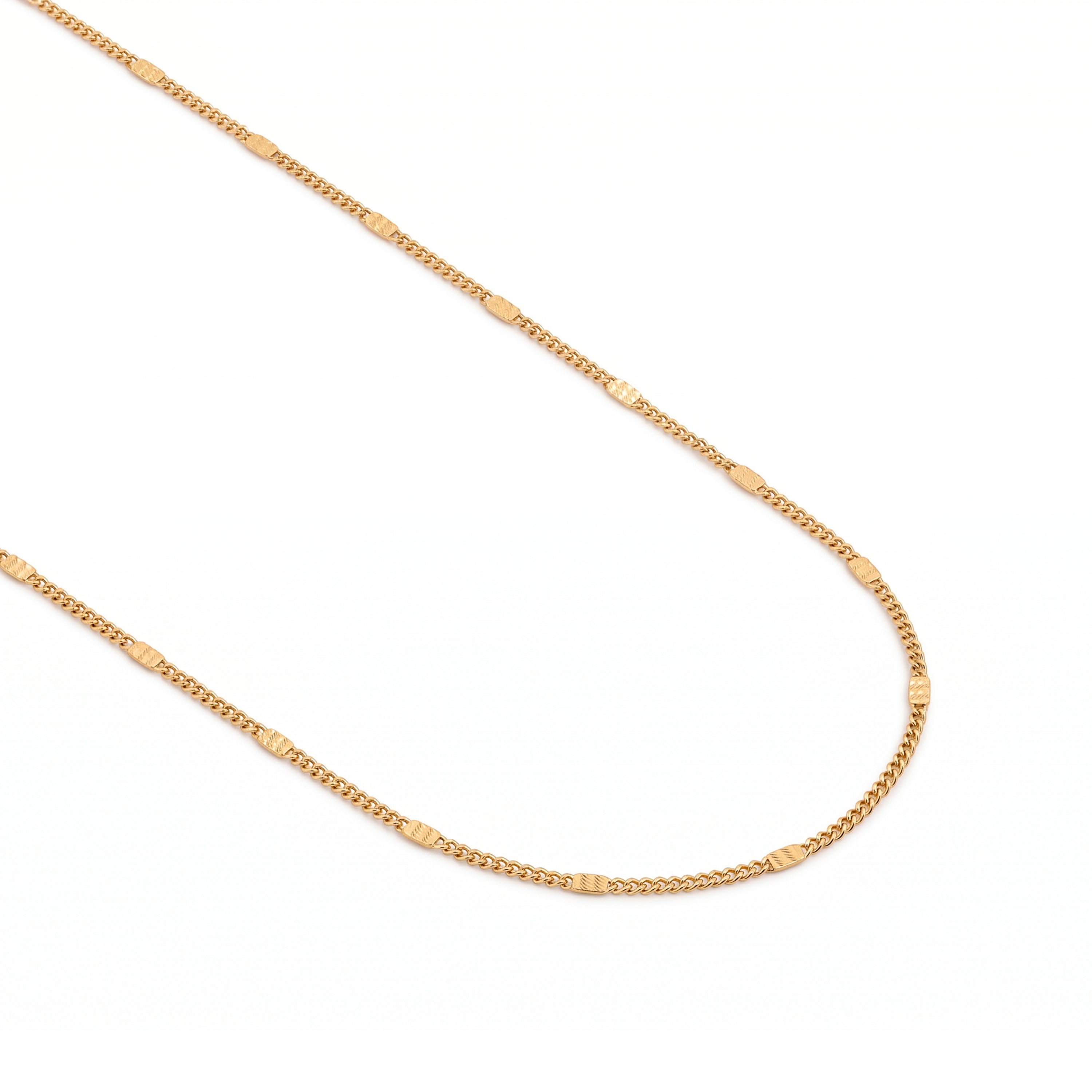 Collana finita in oro giallo 18k - Sahki