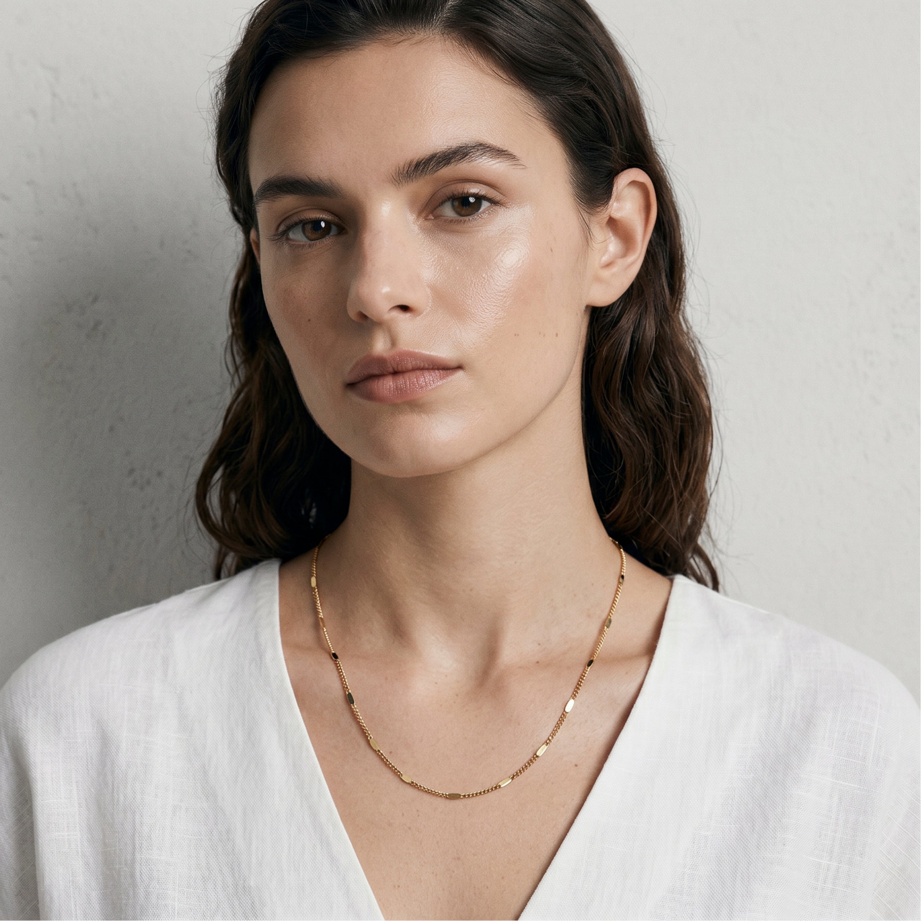 Collana finita in oro giallo 18k - Sahki