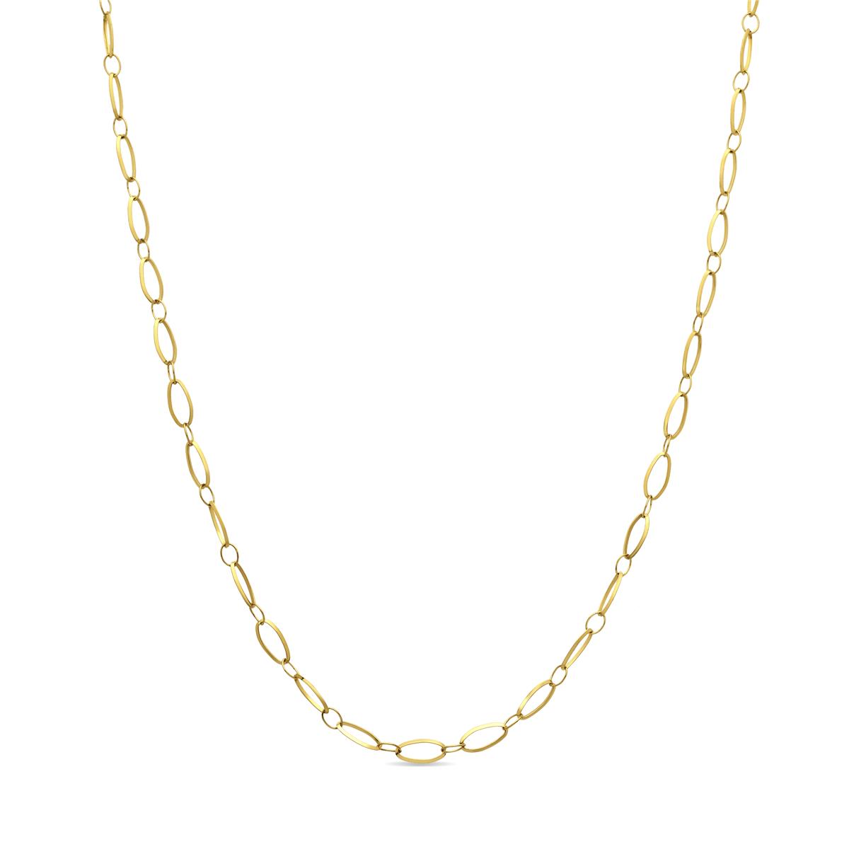 Collar acabado en oro amarillo de 18k - Ruswio