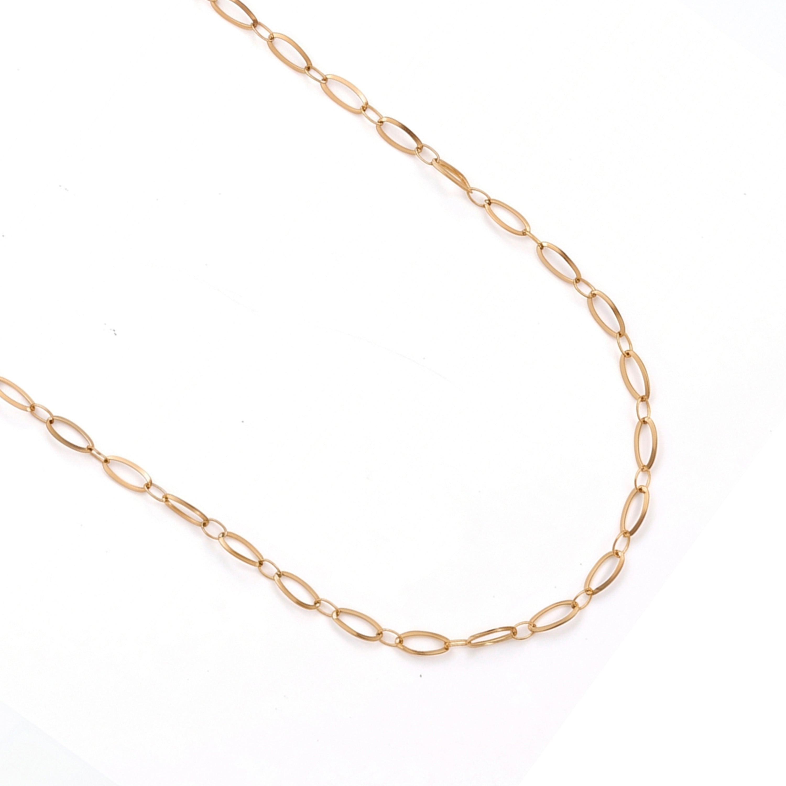 Collar acabado en oro amarillo de 18k - Ruswio