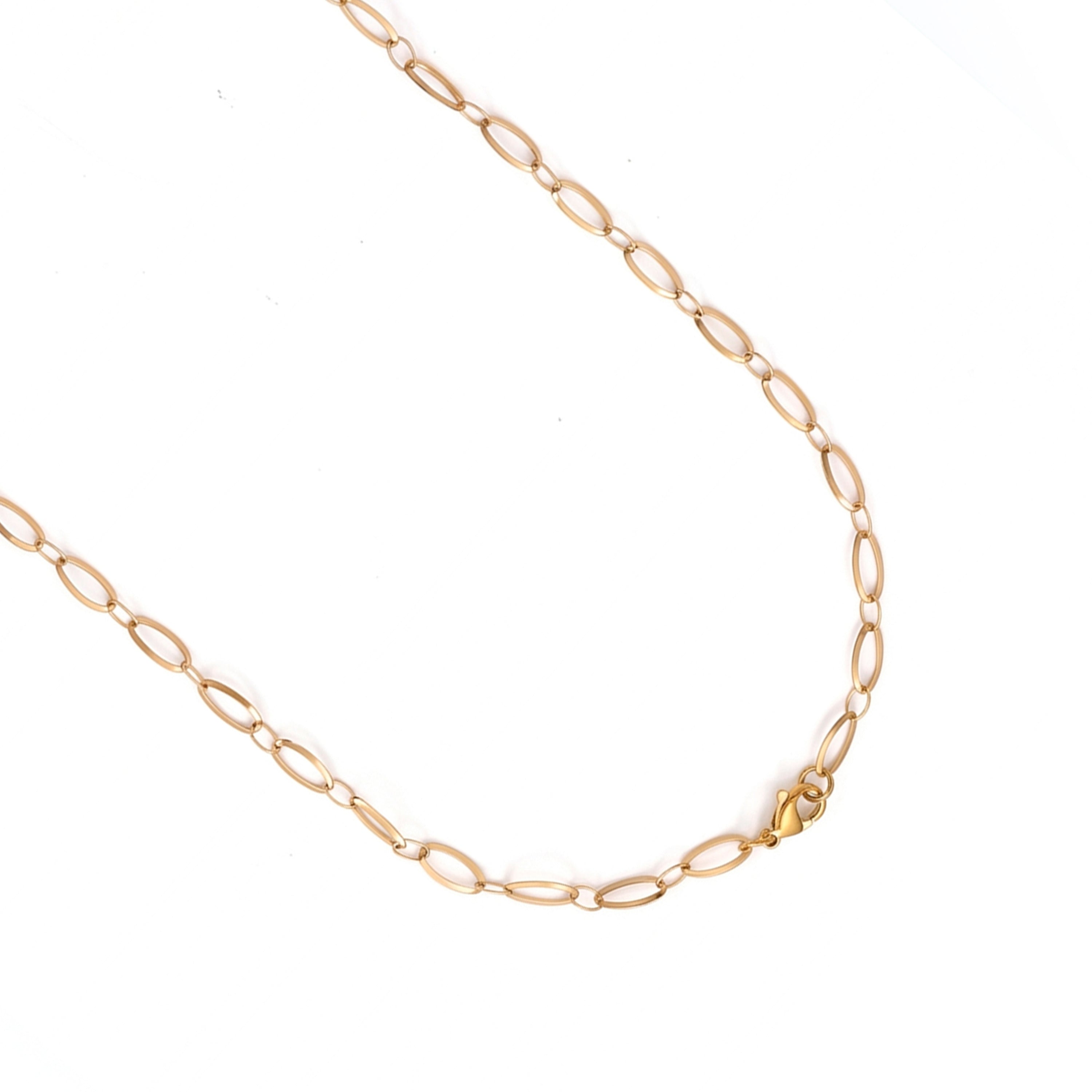 Collar acabado en oro amarillo de 18k - Ruswio
