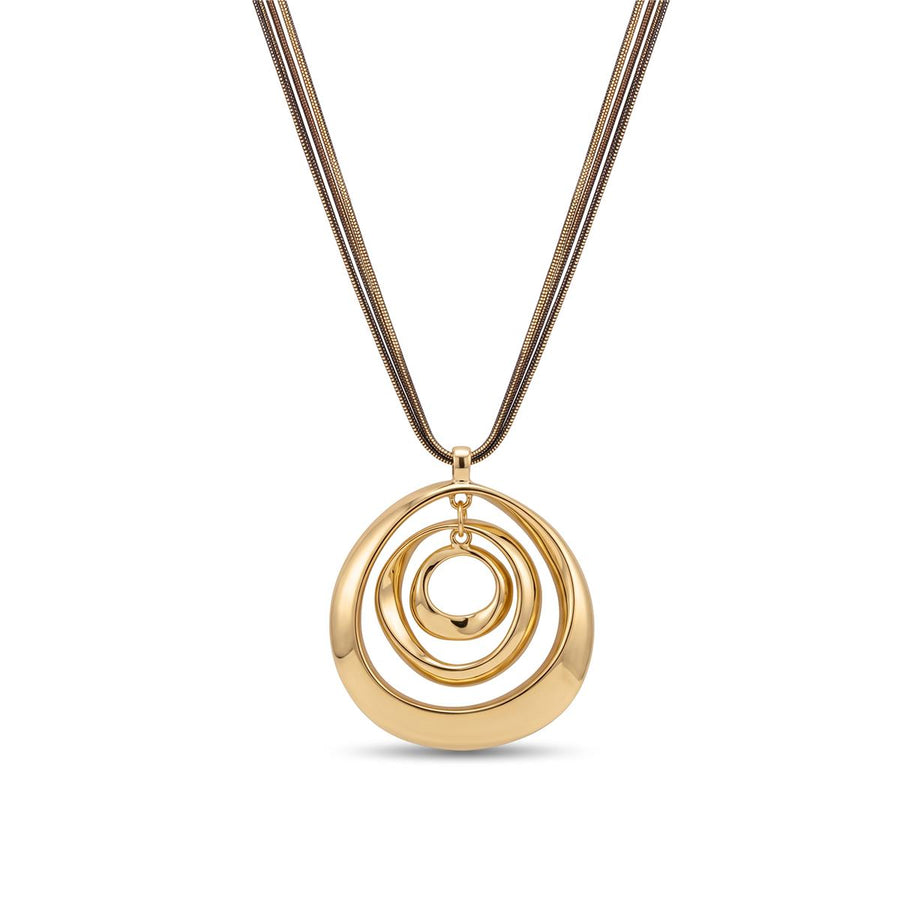 Collar acabado en oro amarillo de 18k - Forwine